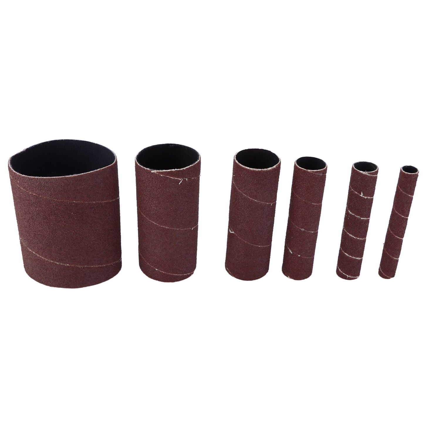 6Pcs Sandpaper Ring Sandpaper Roll Sanding Sleeves Wood Sanding Metal Rust Removing for Electric Grinder