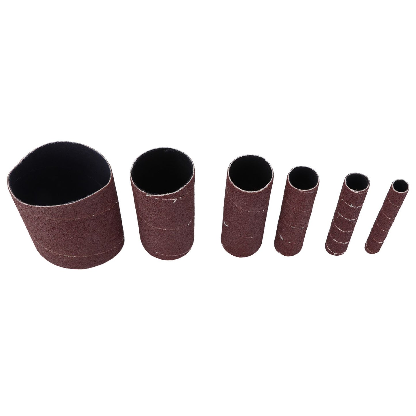 6Pcs Sandpaper Ring Sandpaper Roll Sanding Sleeves Wood Sanding Metal Rust Removing for Electric Grinder