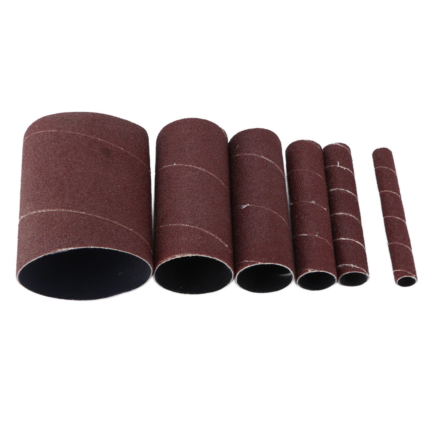 6Pcs Sandpaper Ring Sandpaper Roll Sanding Sleeves Wood Sanding Metal Rust Removing for Electric Grinder