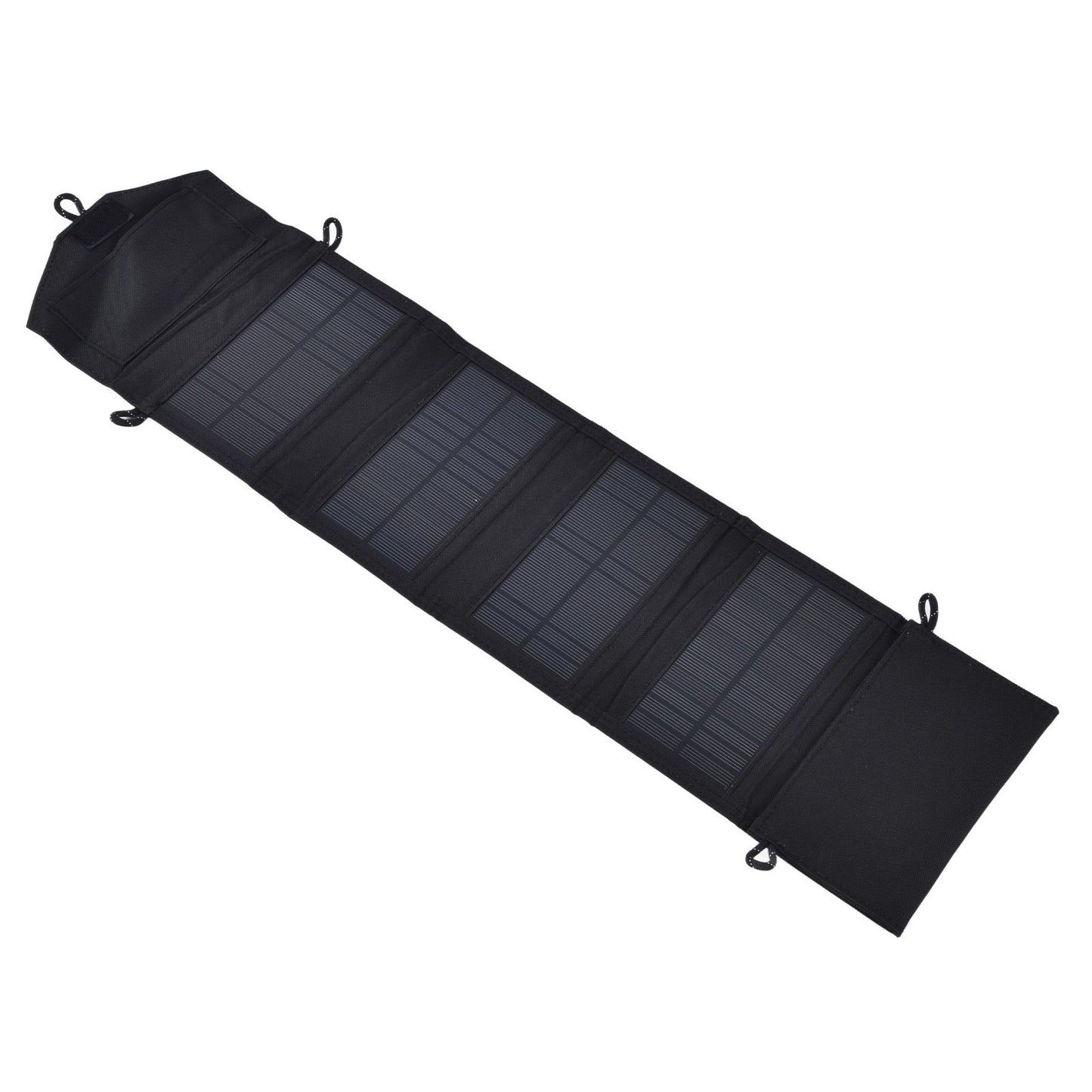 15W 5V Portable Solar Folding Panel Power Station Outdoor USB Solar Panel Power Bank for Camping Traveling