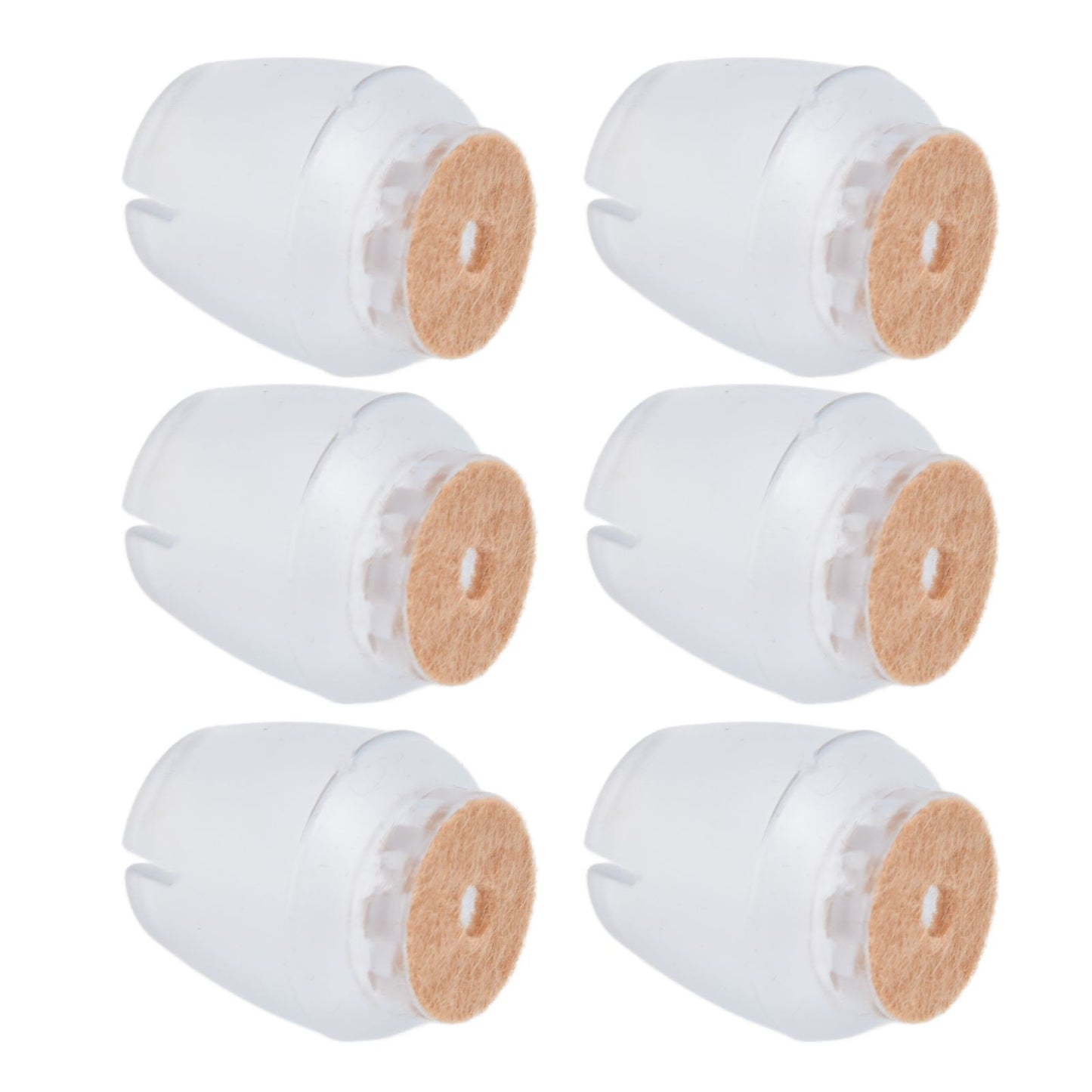 32Pcs Non Slip Furniture Leg Cover Mute Silicone Tables Chairs Leg Caps Floor Protector Transparent