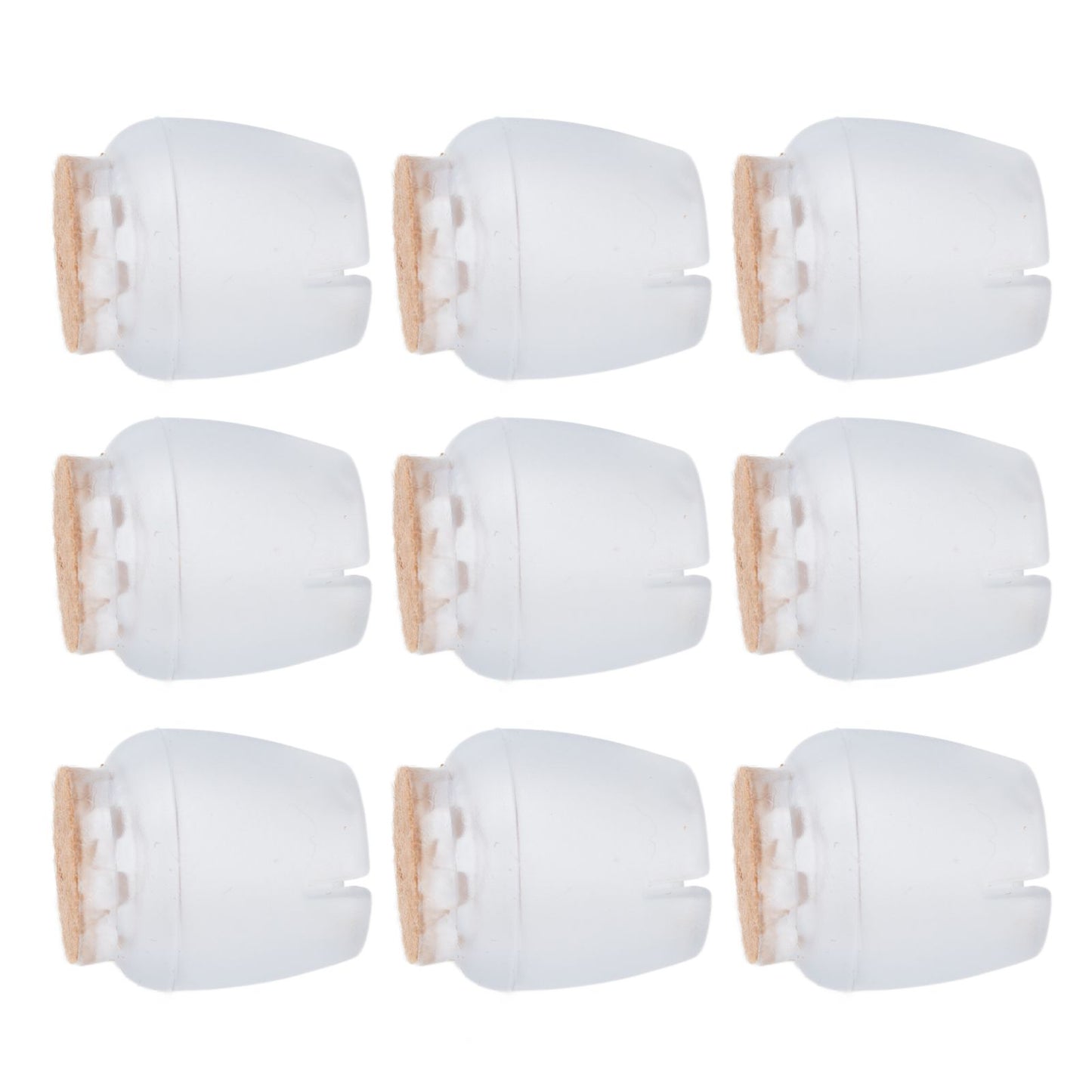 32Pcs Non Slip Furniture Leg Cover Mute Silicone Tables Chairs Leg Caps Floor Protector Transparent