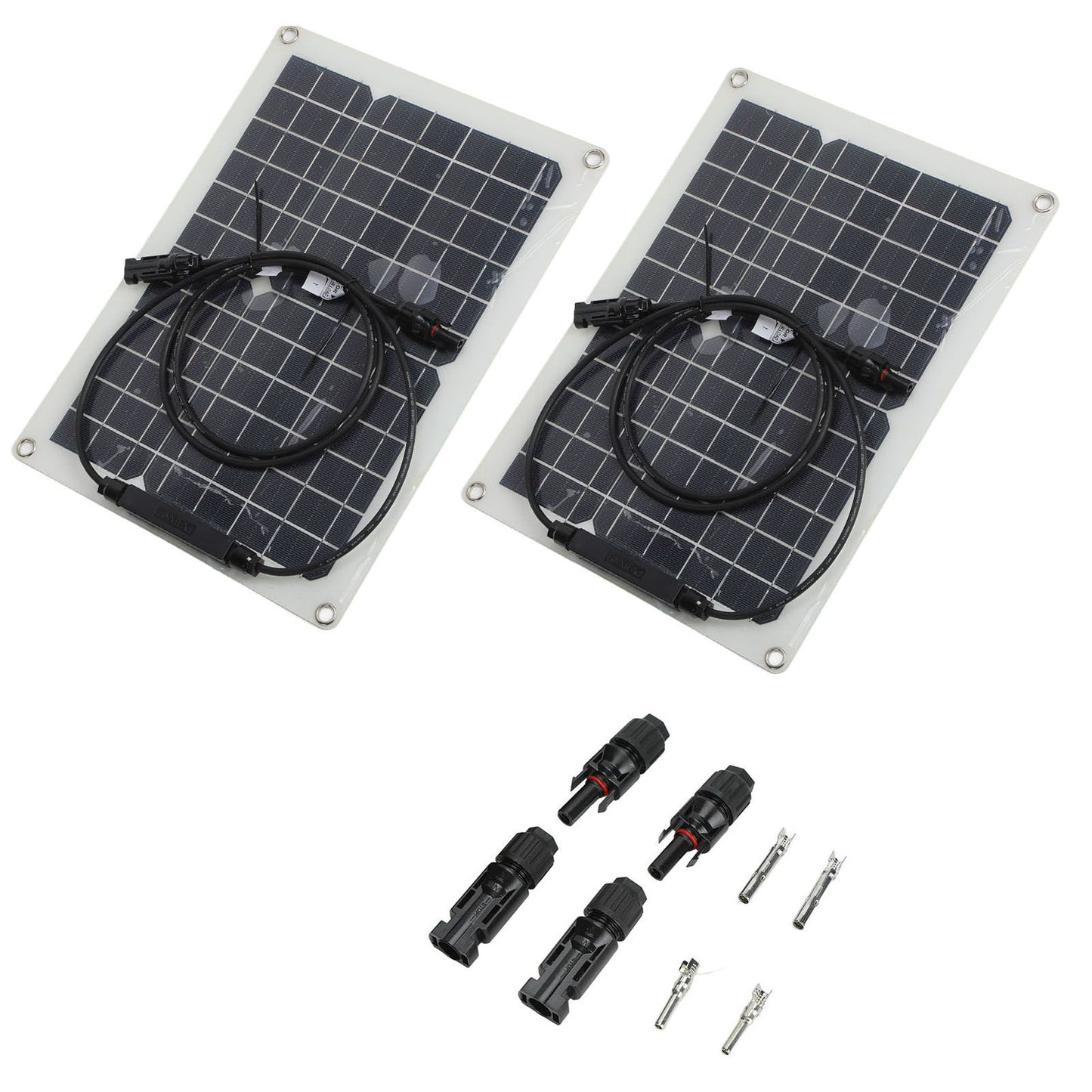 15W Solar Panel Portable Waterproof Monocrystalline Solar Charging Board for Outdoor Car Motor YachtSolar Panel