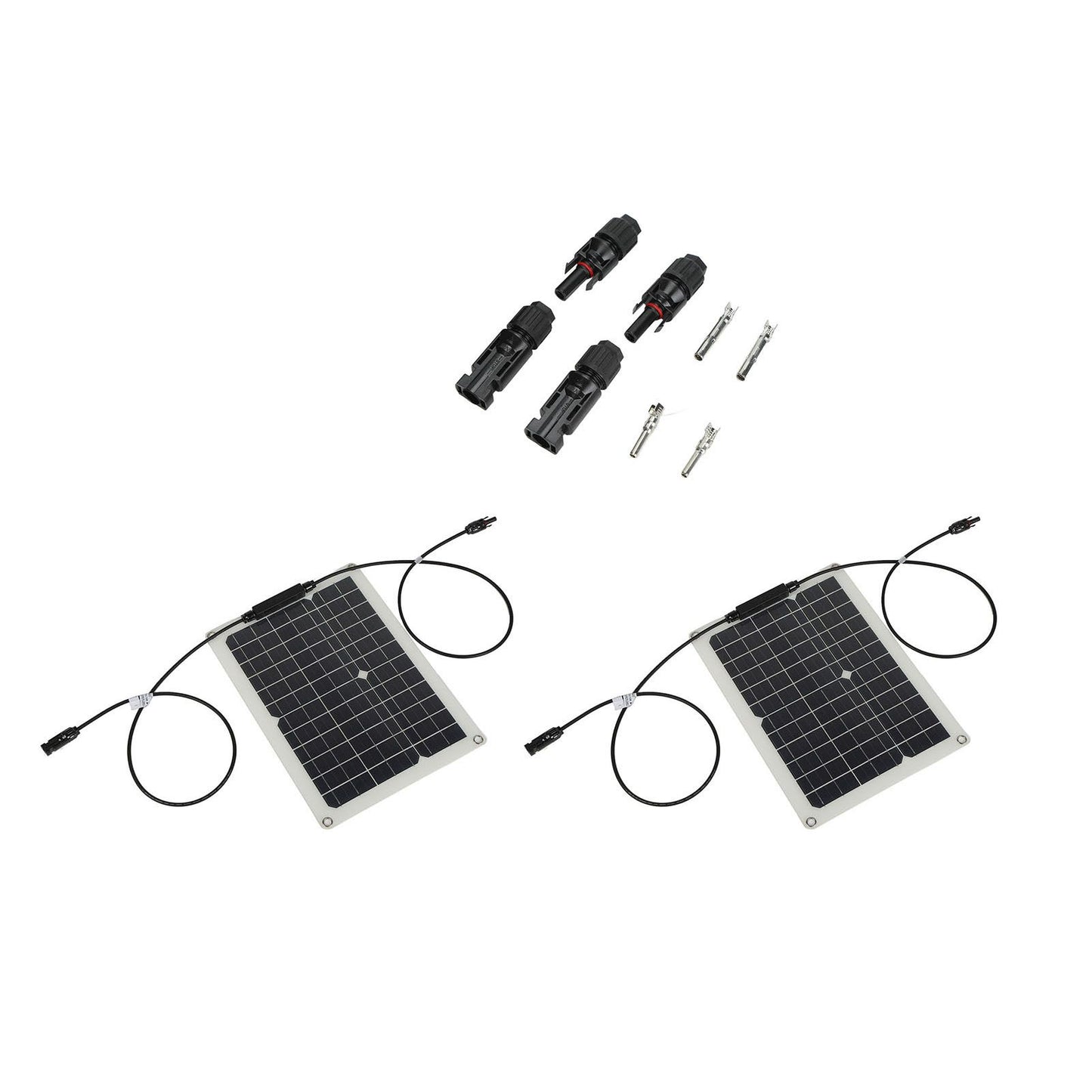 15W Solar Panel Portable Waterproof Monocrystalline Solar Charging Board for Outdoor Car Motor YachtSolar Panel