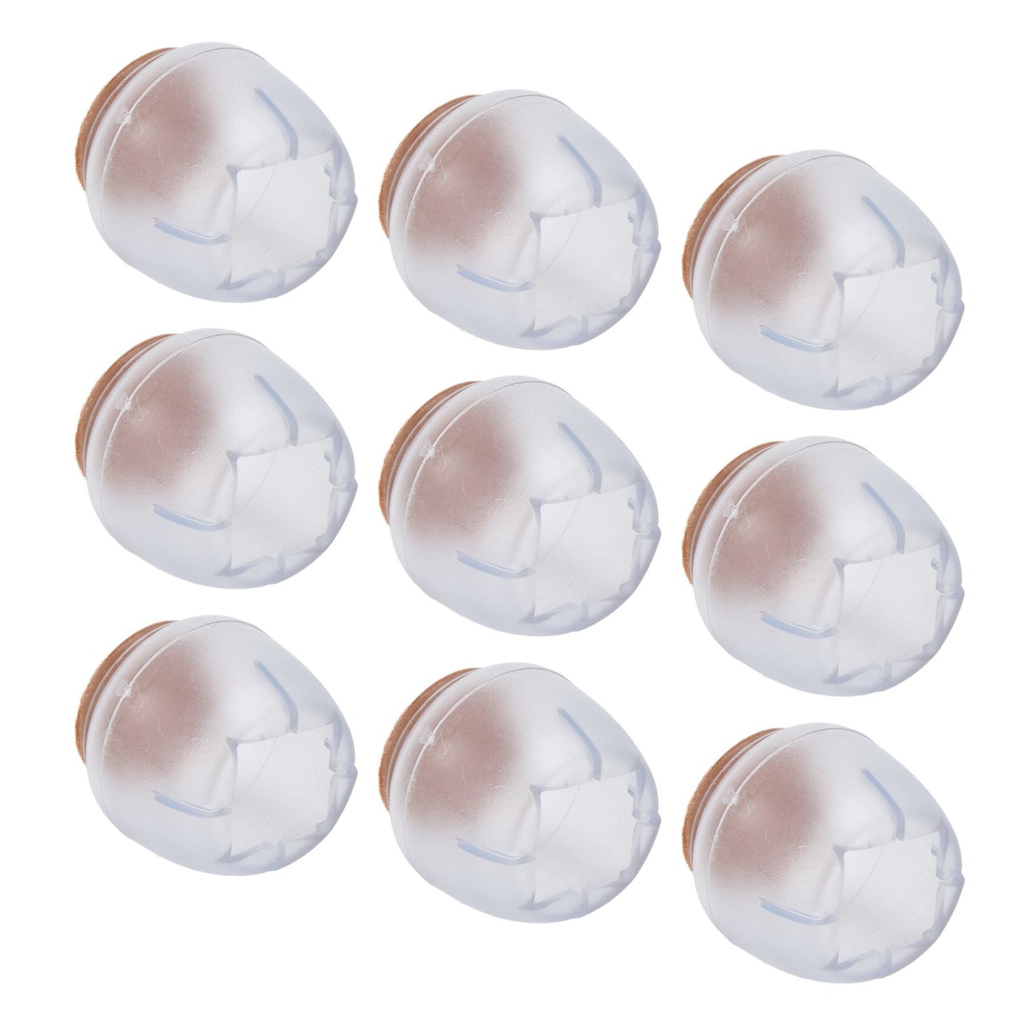 40PCS Chair Leg Protector Thickened Silicone Table Leg Cover Transparent Non Slip Furniture Leg Protector