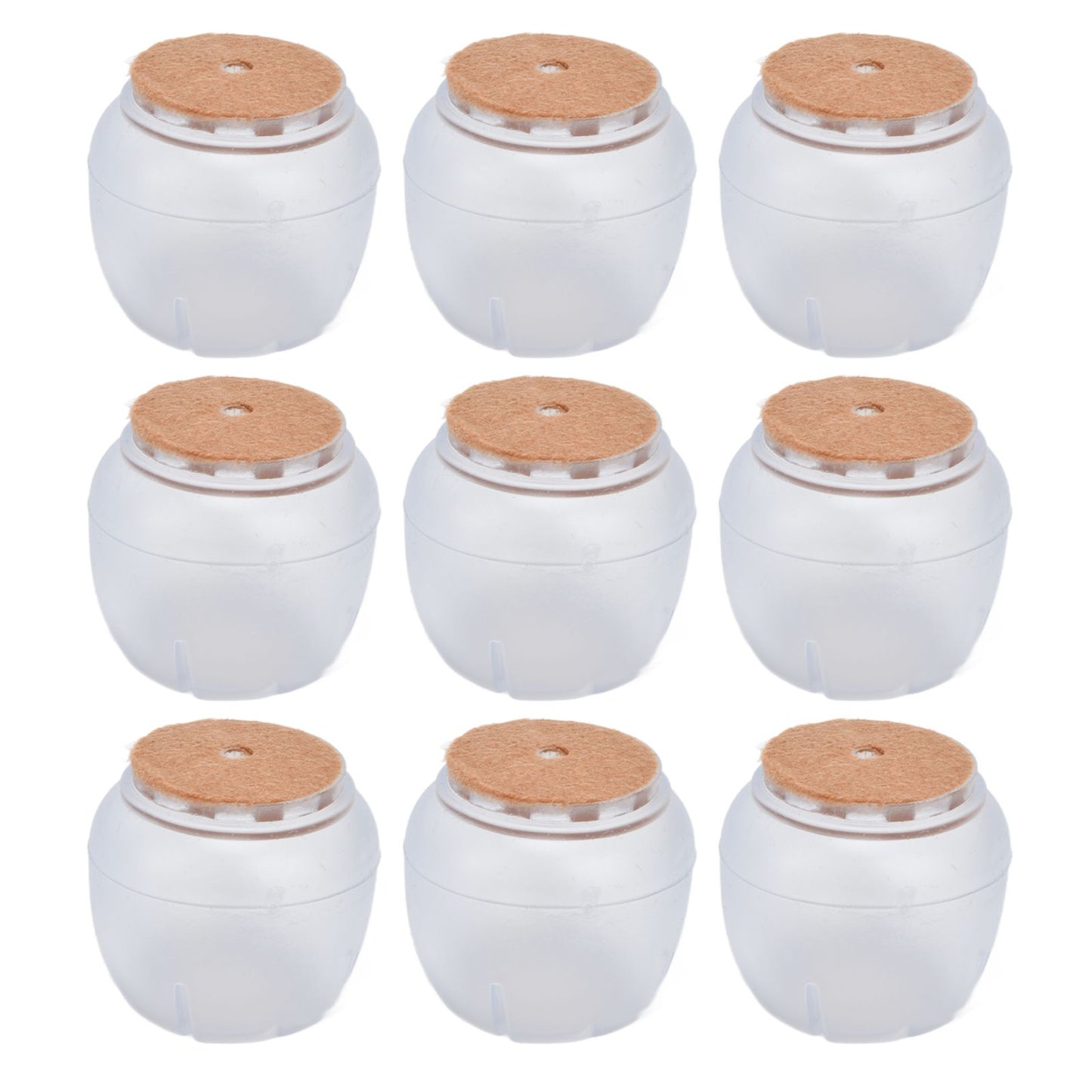 40PCS Chair Leg Protector Thickened Silicone Table Leg Cover Transparent Non Slip Furniture Leg Protector