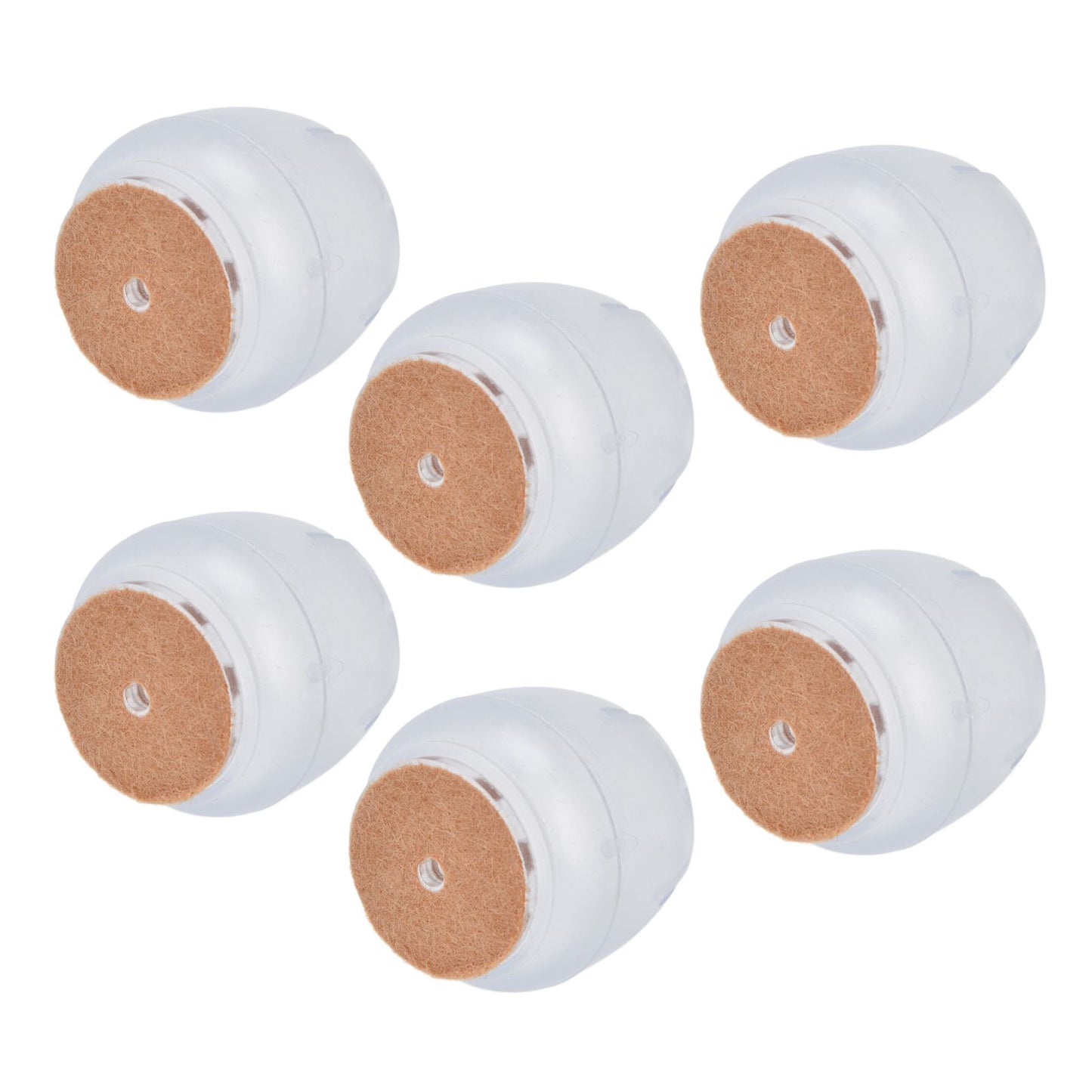 40PCS Chair Leg Protector Thickened Silicone Table Leg Cover Transparent Non Slip Furniture Leg Protector