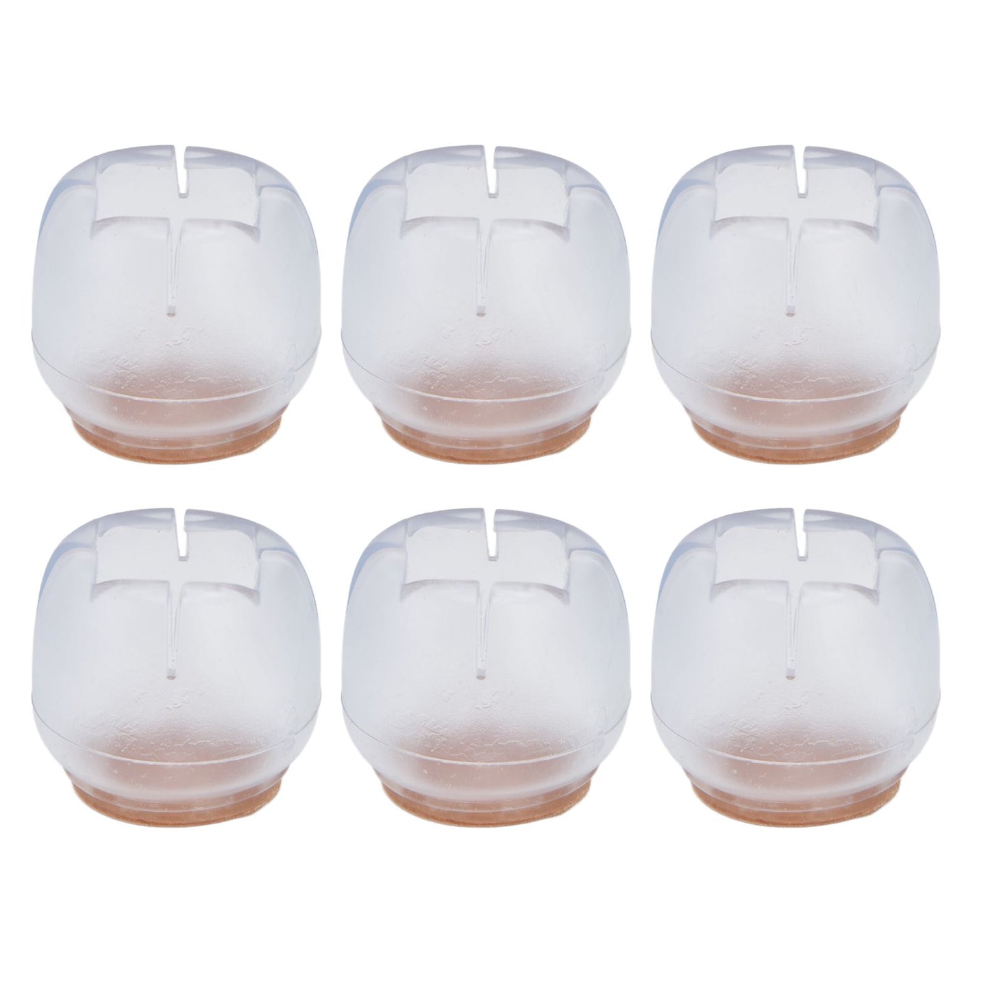 40PCS Chair Leg Protector Thickened Silicone Table Leg Cover Transparent Non Slip Furniture Leg Protector