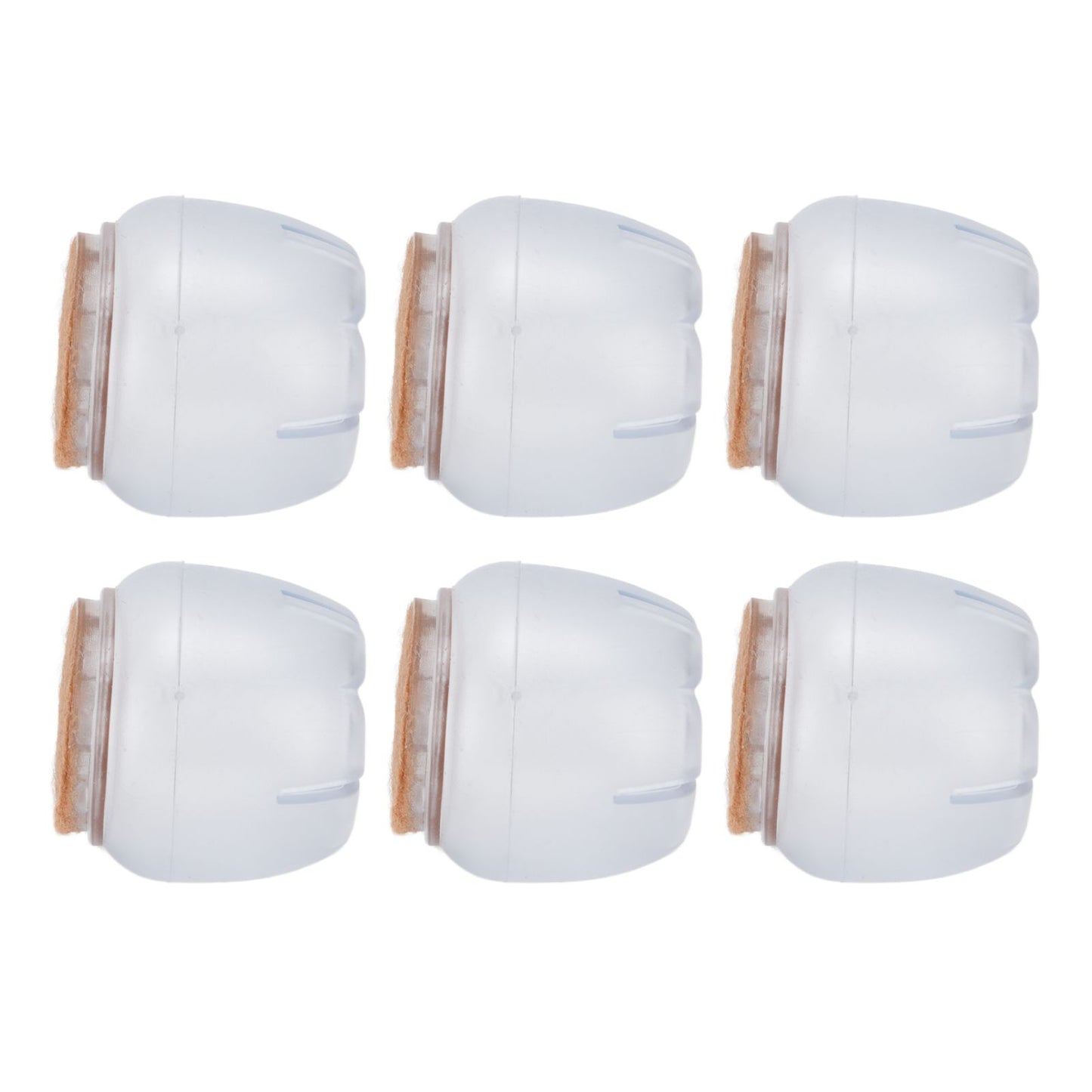 40PCS Chair Leg Protector Thickened Silicone Table Leg Cover Transparent Non Slip Furniture Leg Protector