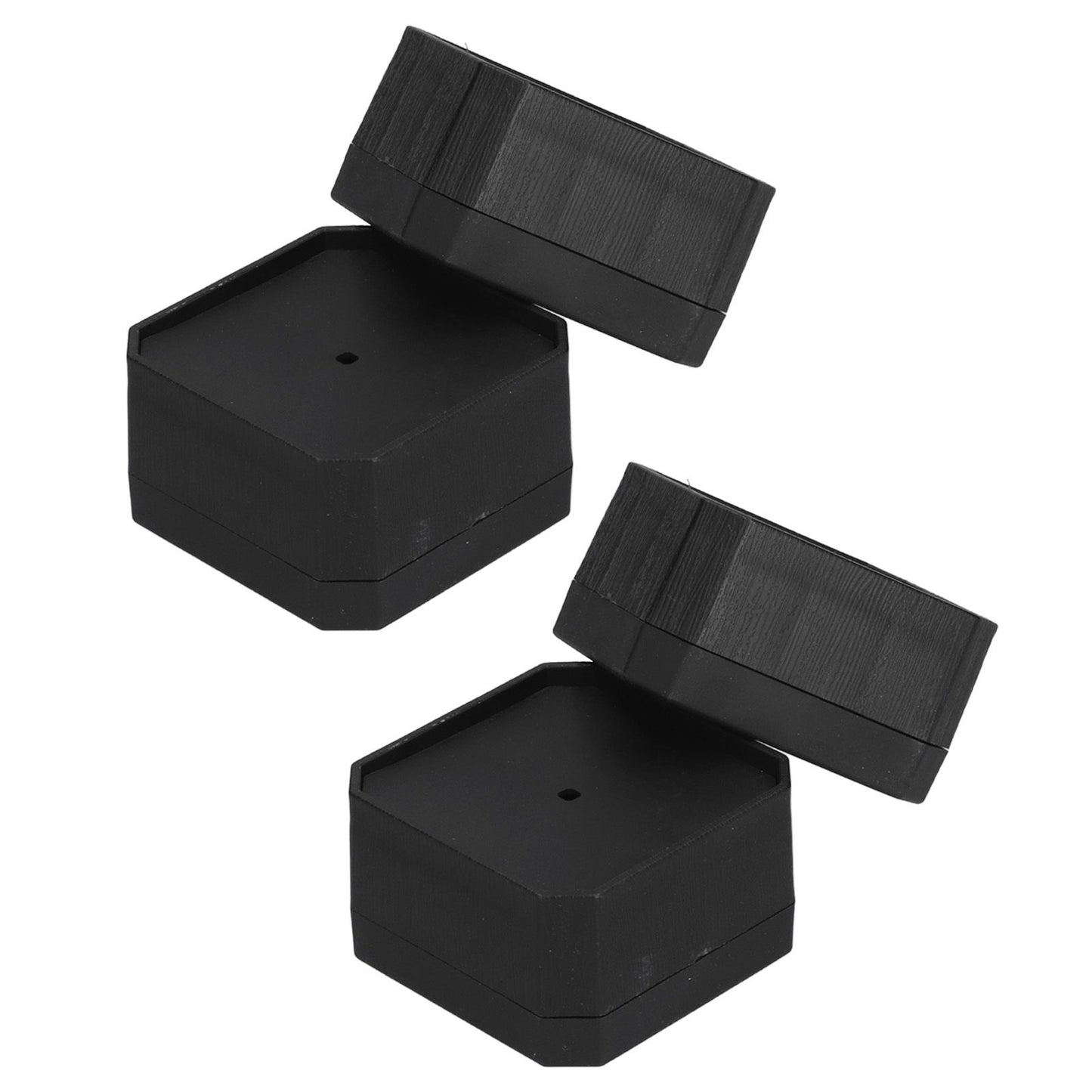 4Set Square Furniture Leg Pad Rubber Non Slip Table Chair Refrigerator Feet Protectors Noise Reduction