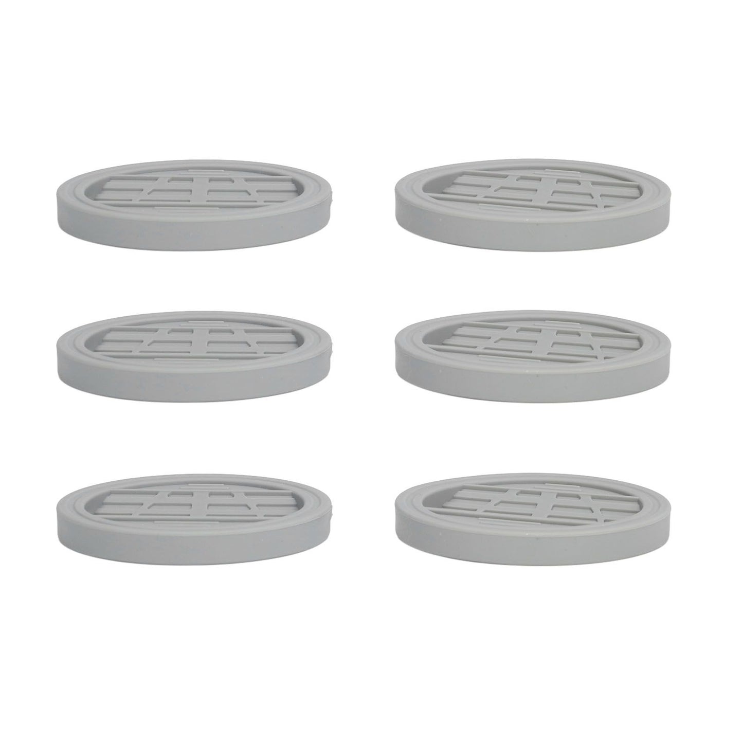 6PCS Rubber Furniture Pads Stoppers Floor Protector for Bed Office Chair Cabinet Sofa Closet Wheels