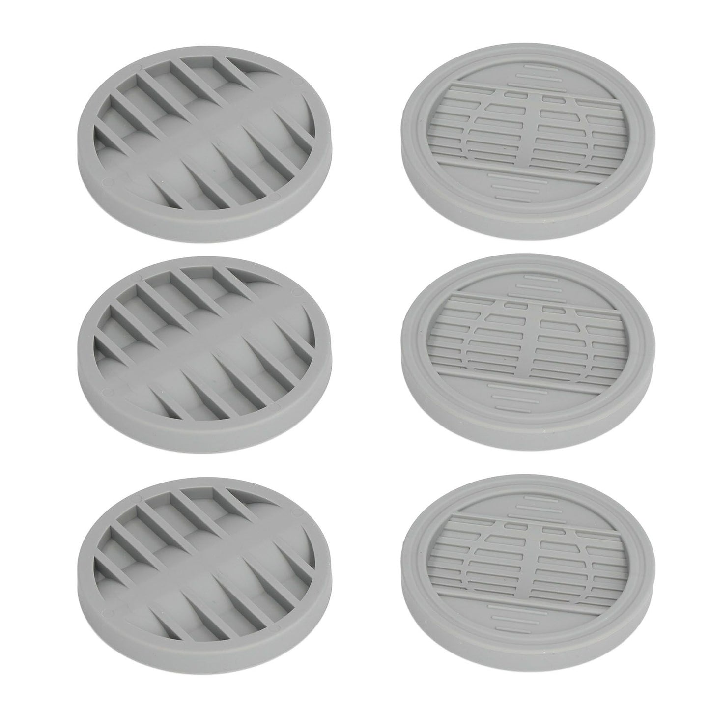 6PCS Rubber Furniture Pads Stoppers Floor Protector for Bed Office Chair Cabinet Sofa Closet Wheels