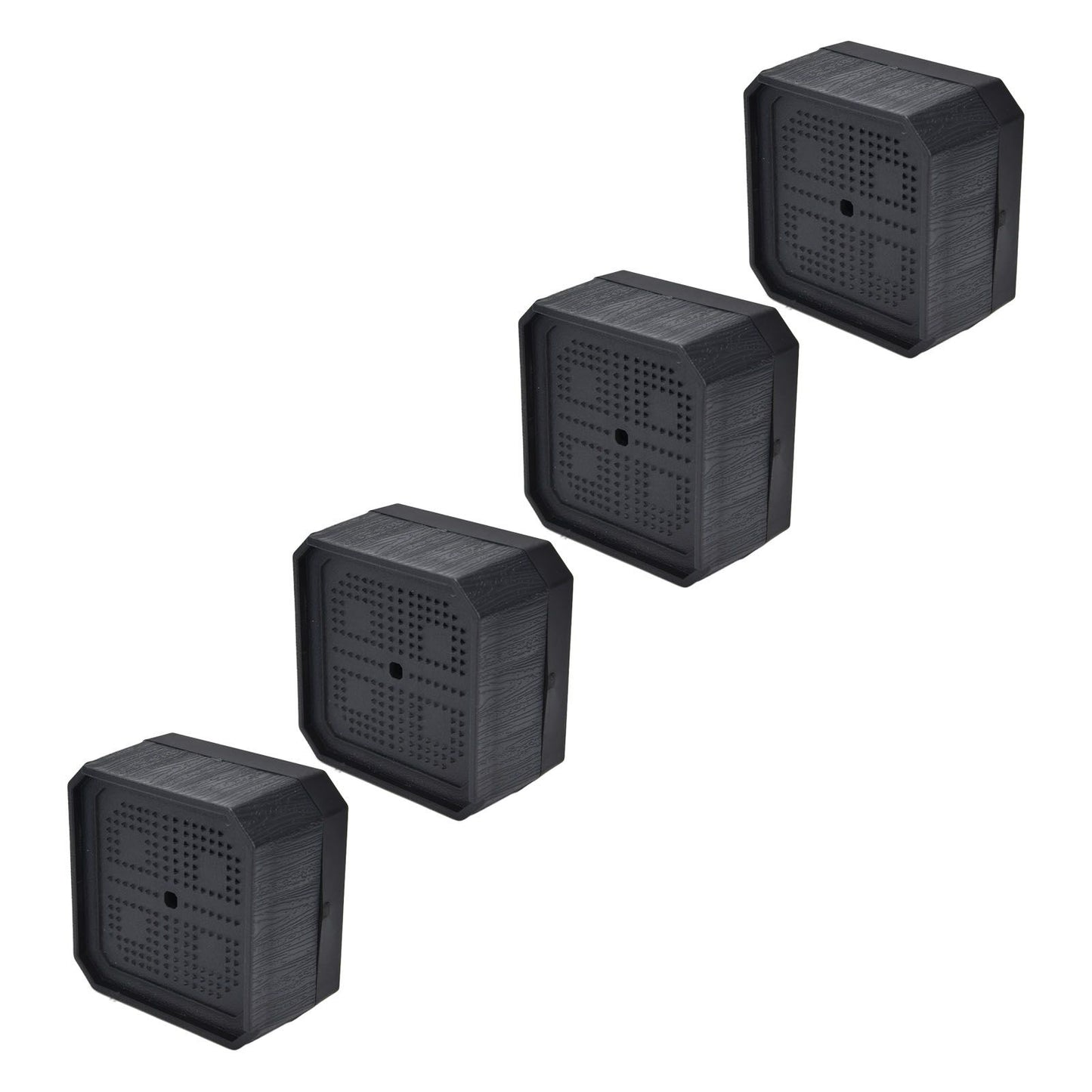 4Set Chair Leg Floor Protectors Square Rubber Non Slip Furniture Leg Pads for Home Bedroom
