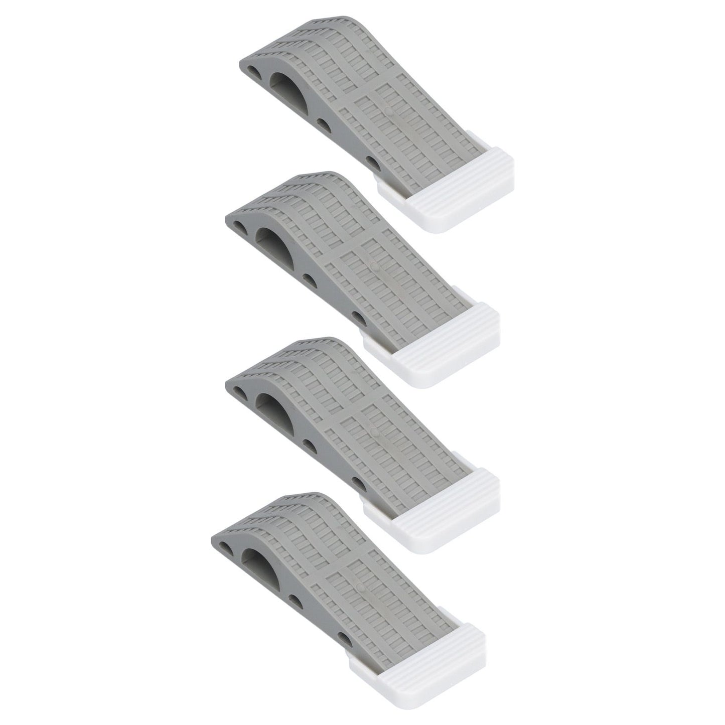 4Set Door Stoppers Non Slip Rubber Door Bottom Stop Wedge Accessories for Home Improvement