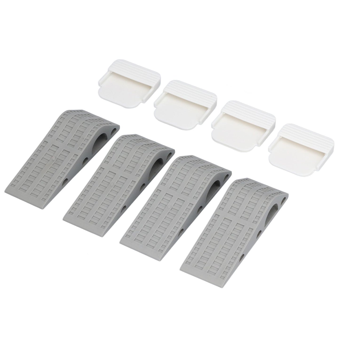 4Set Door Stoppers Non Slip Rubber Door Bottom Stop Wedge Accessories for Home Improvement