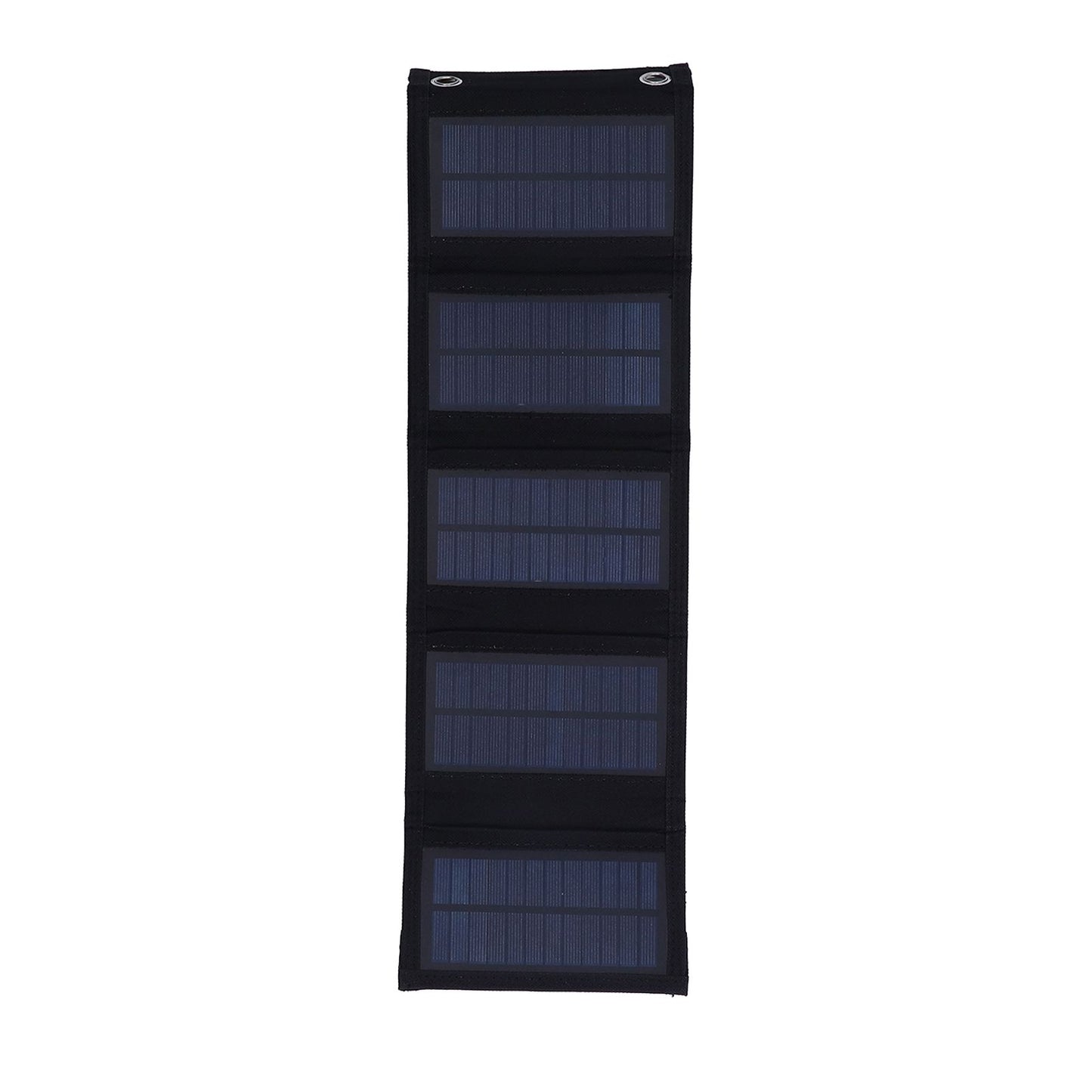 7.5W Solar Panel Kit Portable 5 Folding Solar Charger Bag with Carabiners for Mobile Phone Car Ship