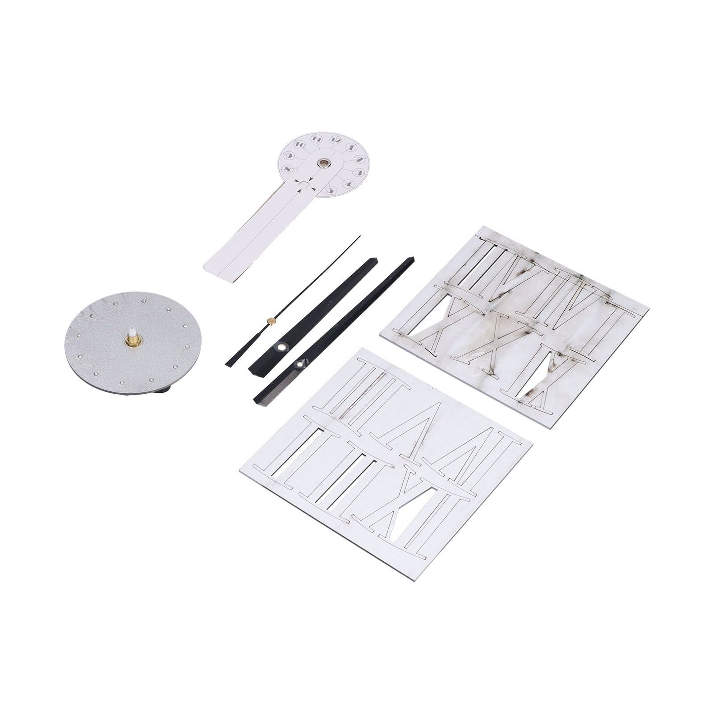 Roman Numerals Design Wall Clock Acrylic Mute Frameless DIY Wall Clock for Home Office
