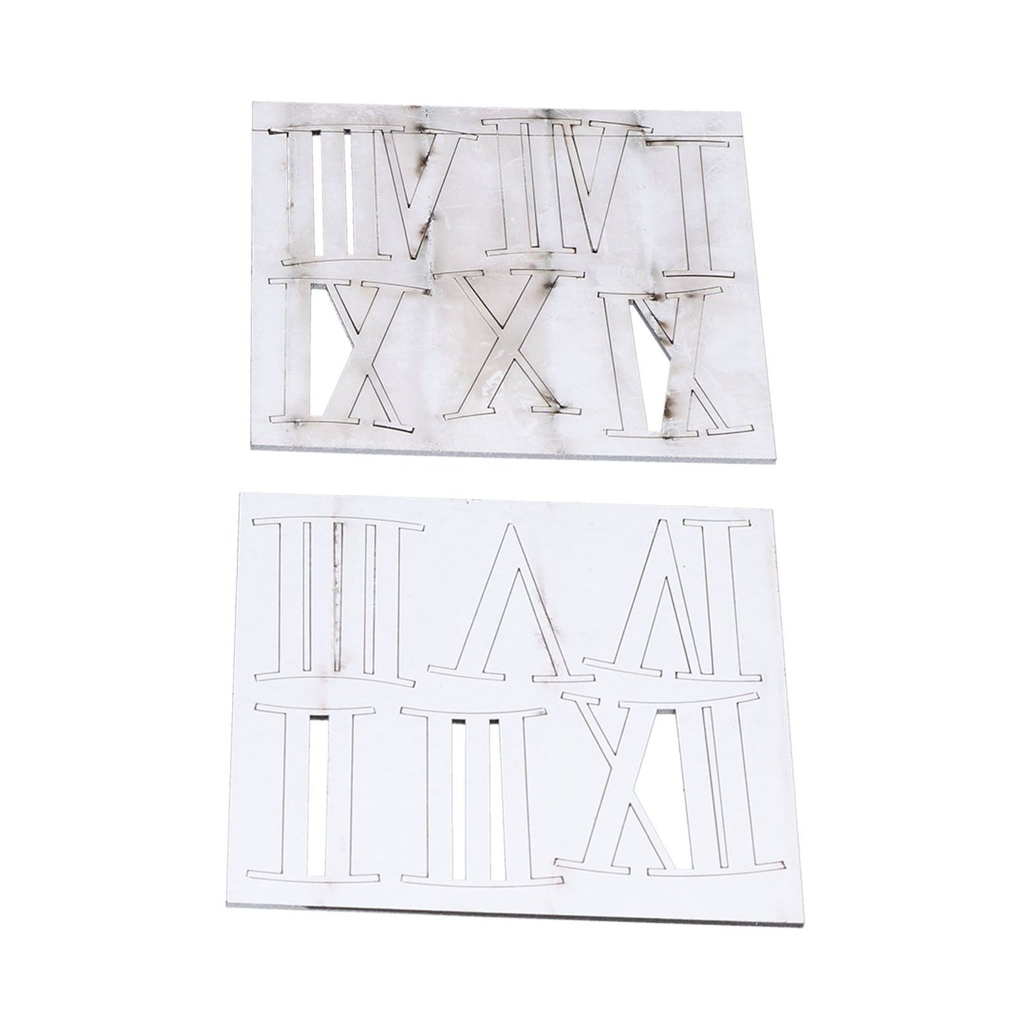 Roman Numerals Design Wall Clock Acrylic Mute Frameless DIY Wall Clock for Home Office
