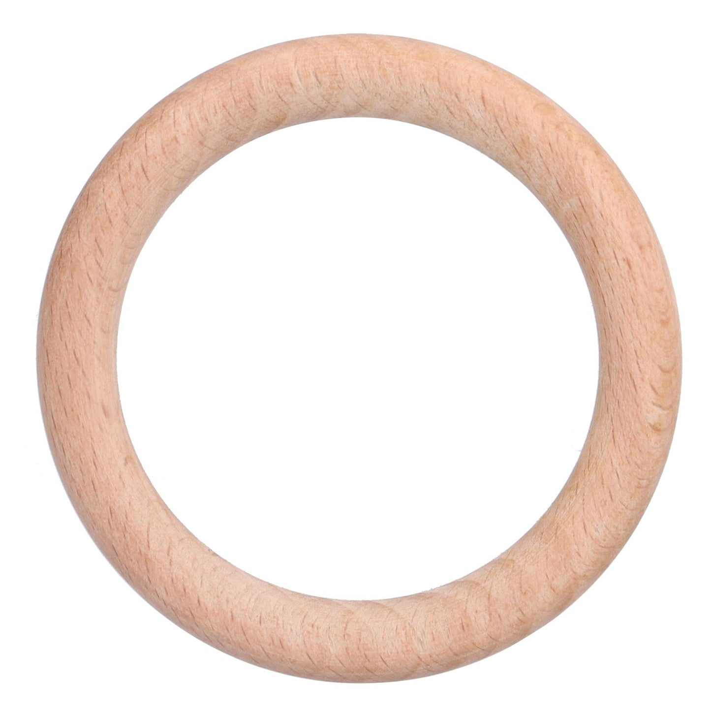 10pcs Wooden Rings Unfinished DIY Natural Wood Circles for Craft Jewelry Making Baby Teething7cm
