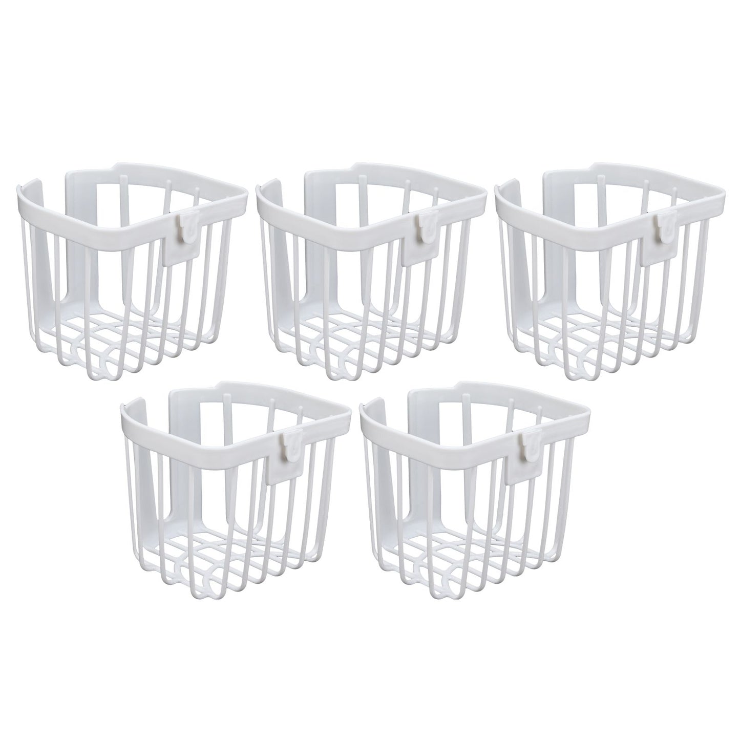 5pcs Hollow Tissue Box Holder Wall Mounted Adhesive Hanging Tissue Roll for Bathroom KitchenWhite