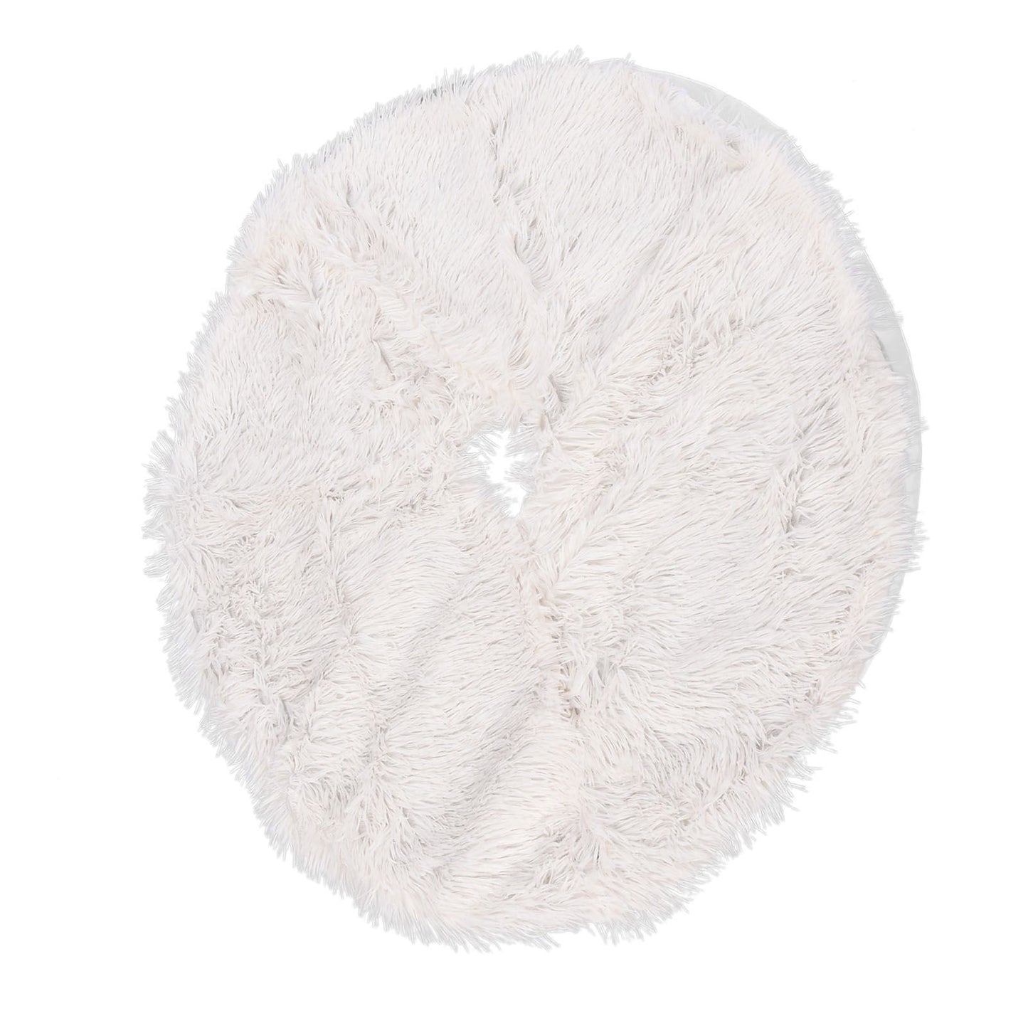 Christmas Tree Skirt Floor Mat Base Cover Round Carpet for Xmas New Year Party Holiday Home DecorationL 120CM