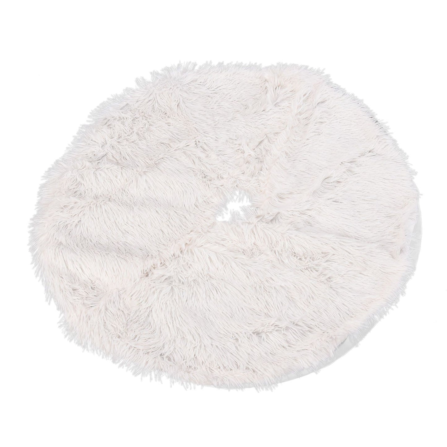 Christmas Tree Skirt Floor Mat Base Cover Round Carpet for Xmas New Year Party Holiday Home DecorationL 120CM