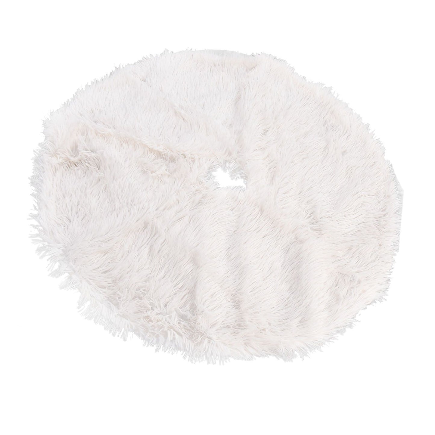 Christmas Tree Skirt Floor Mat Base Cover Round Carpet for Xmas New Year Party Holiday Home DecorationL 120CM