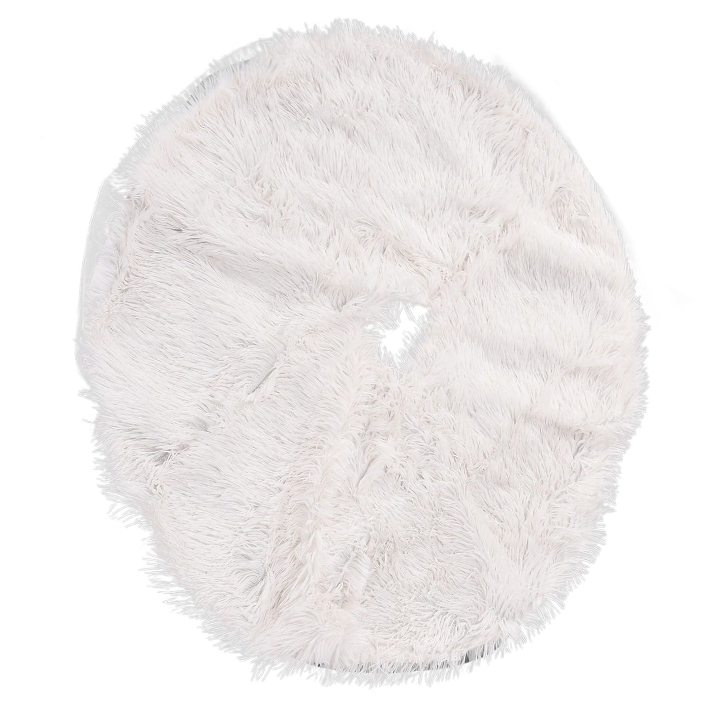 Christmas Tree Skirt Floor Mat Base Cover Round Carpet for Xmas New Year Party Holiday Home DecorationL 120CM