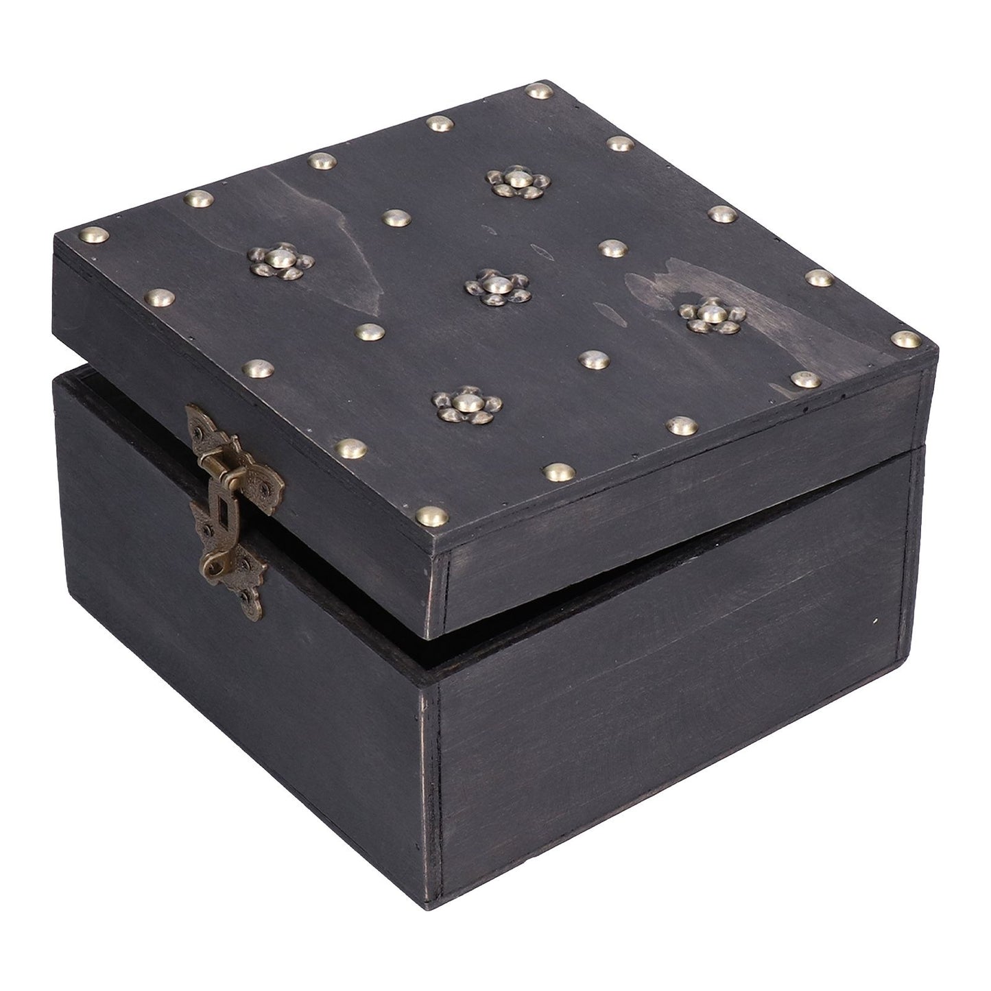 Treasure Props Storage Box with Password Lock Retro Wooden Storage Box for Home Living Room
