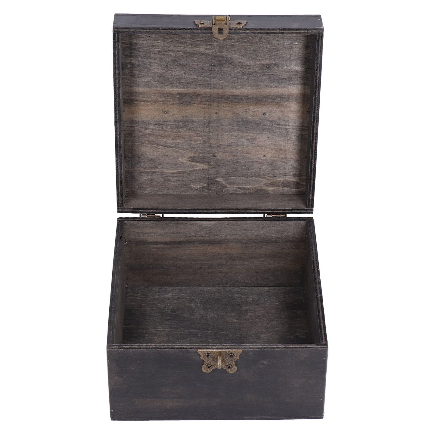 Treasure Props Storage Box with Password Lock Retro Wooden Storage Box for Home Living Room