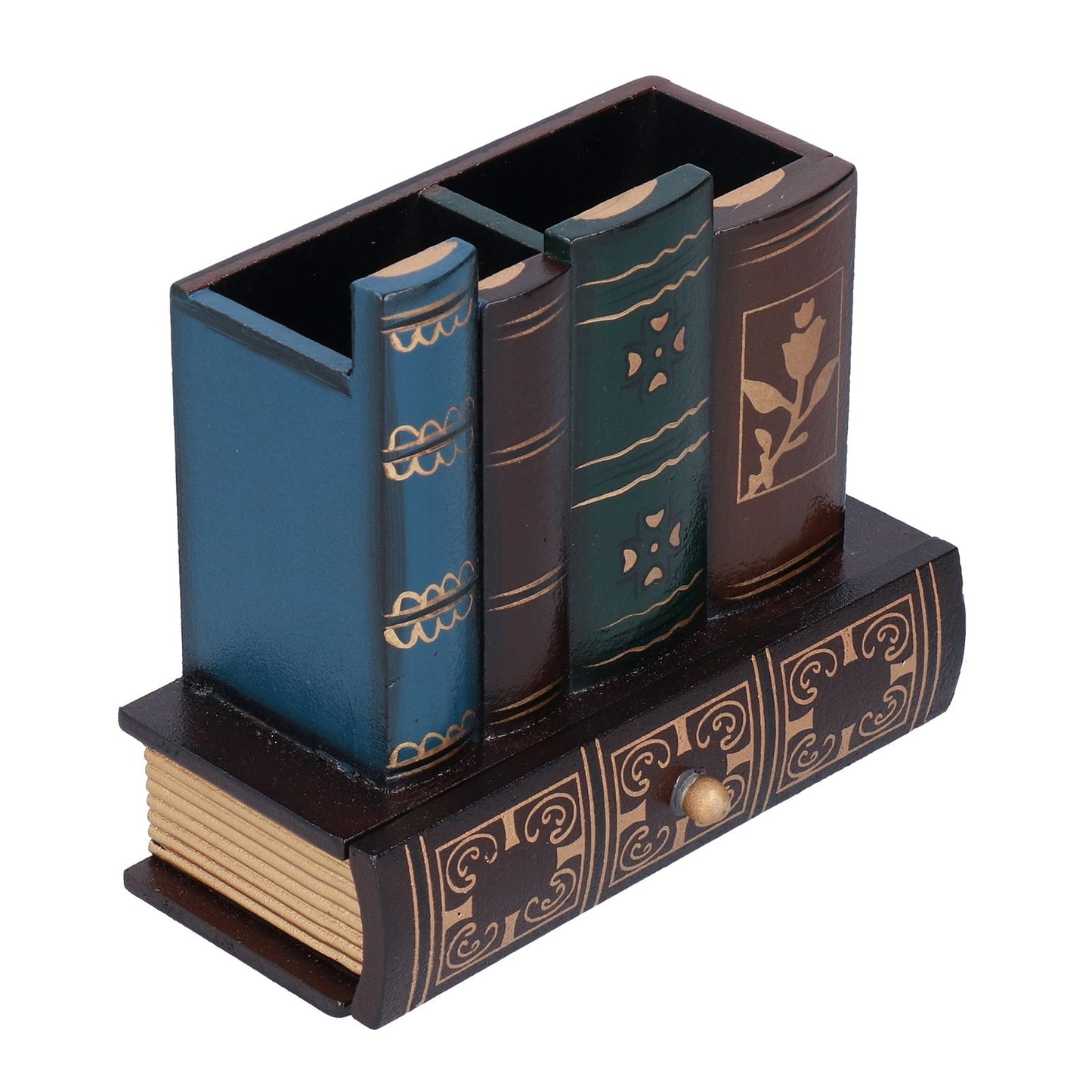 Retro Style Pencil Holder Pen Cup Desktop Storage Organizer Decoration for Home Office