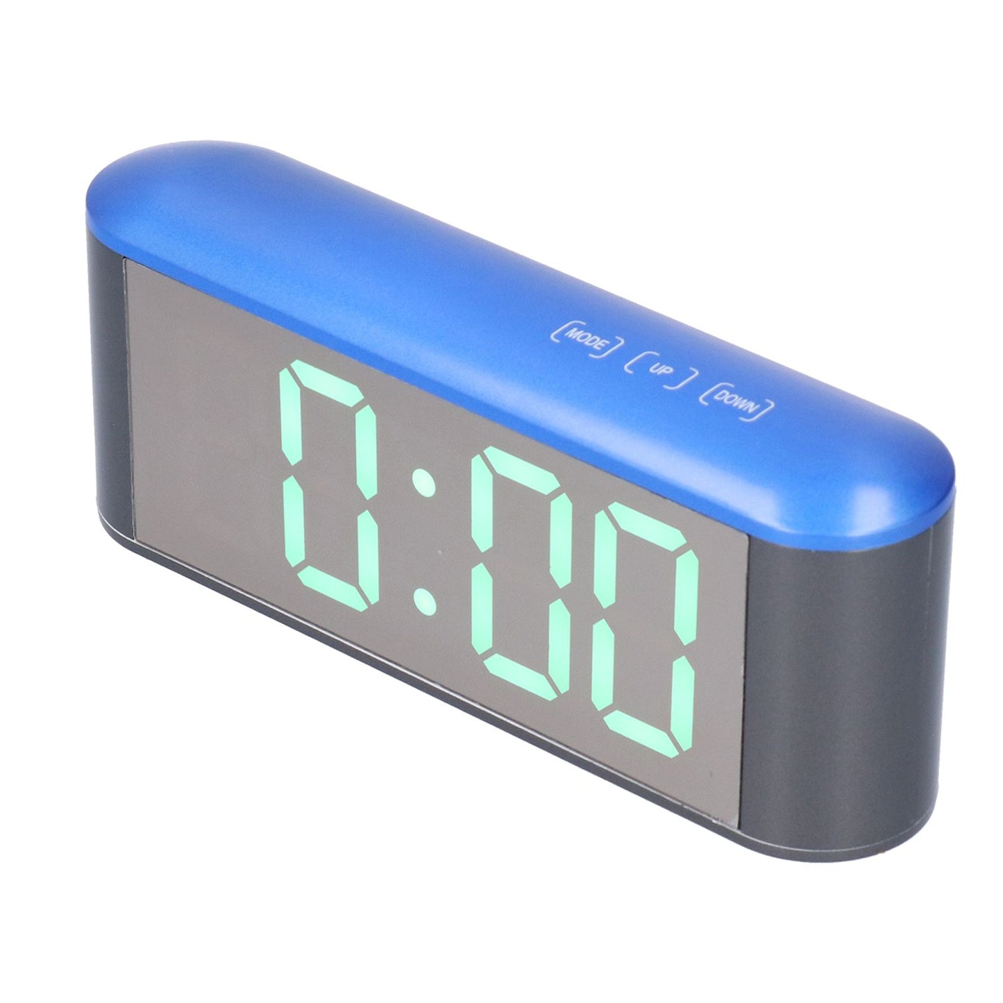 Digital Alarm Clock Stylish Exquisite LED Large Display Electronic Household Desktop ClockGreen