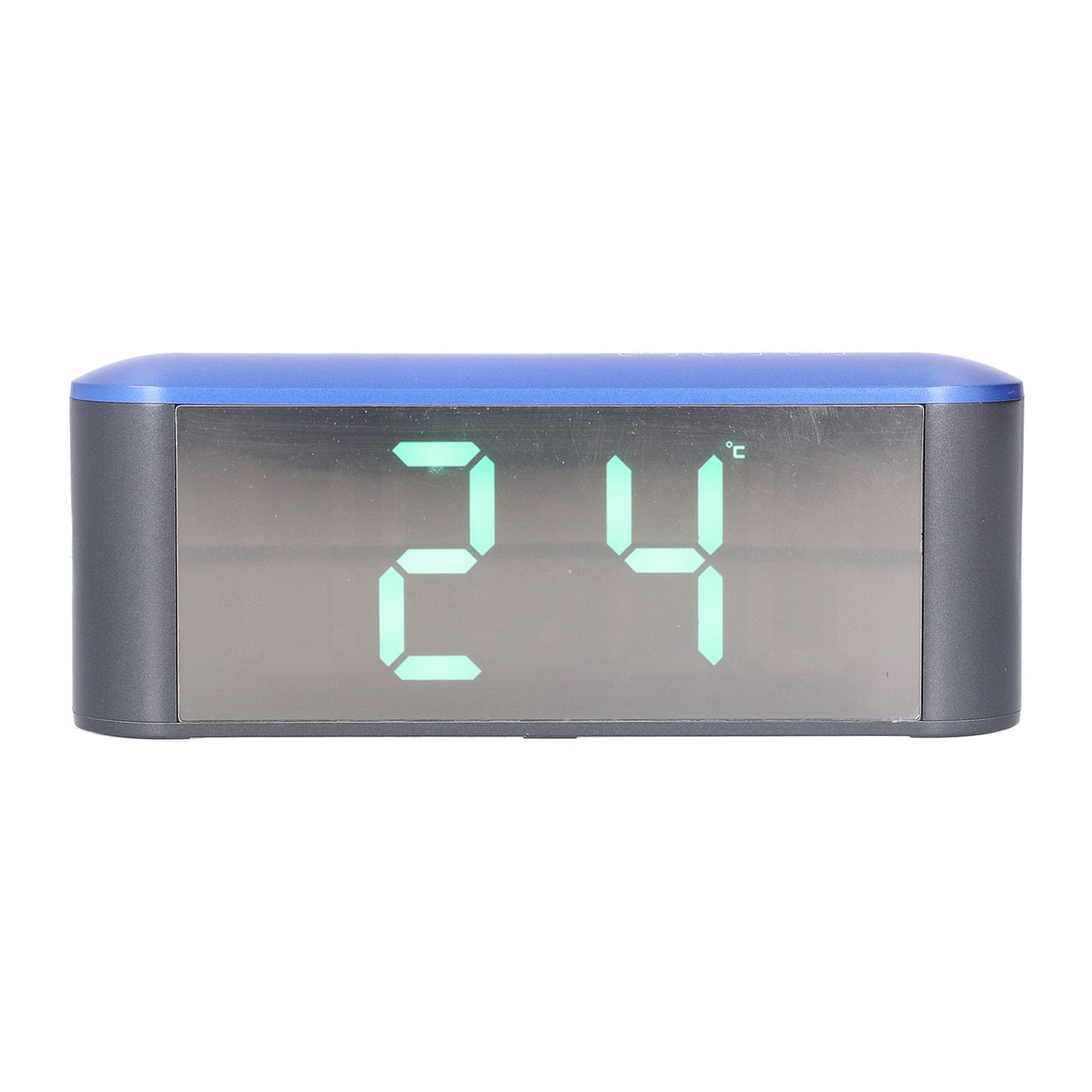 Digital Alarm Clock Stylish Exquisite LED Large Display Electronic Household Desktop ClockGreen