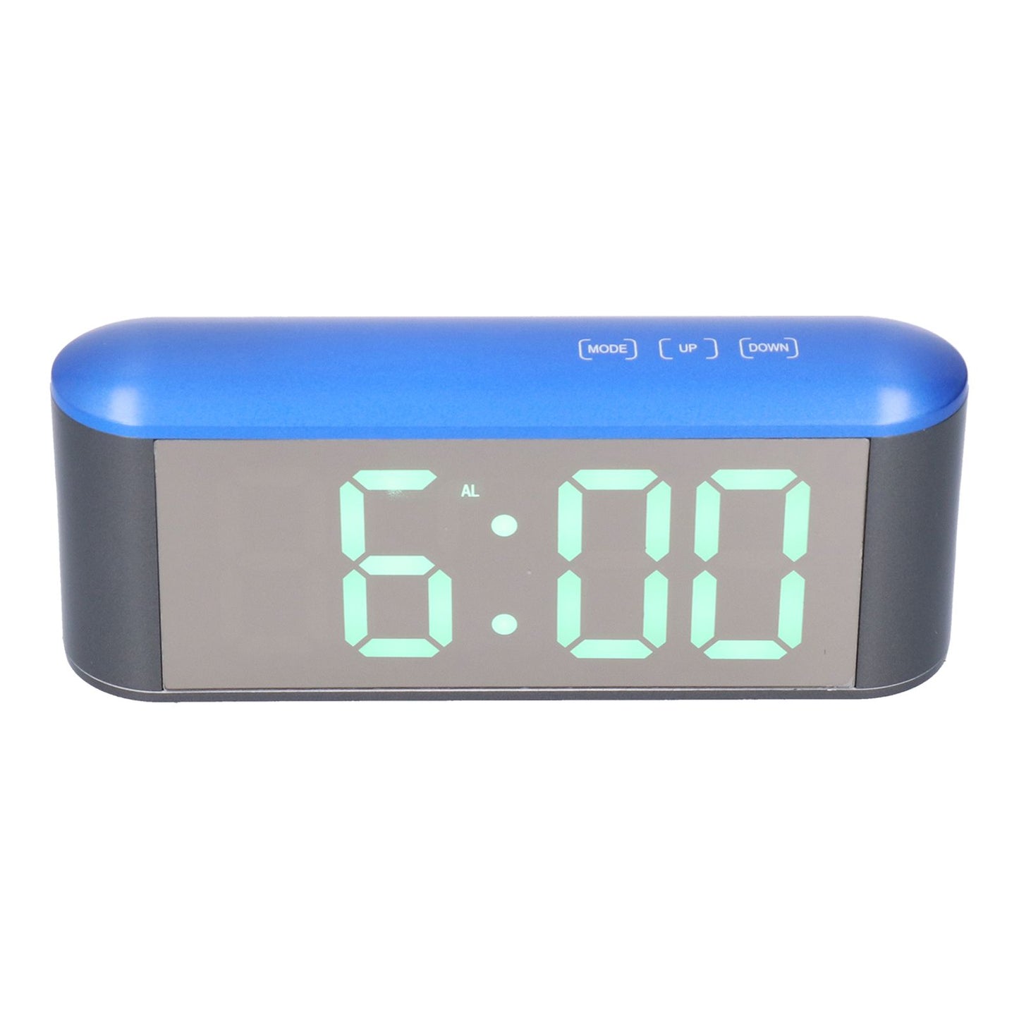 Digital Alarm Clock Stylish Exquisite LED Large Display Electronic Household Desktop ClockGreen