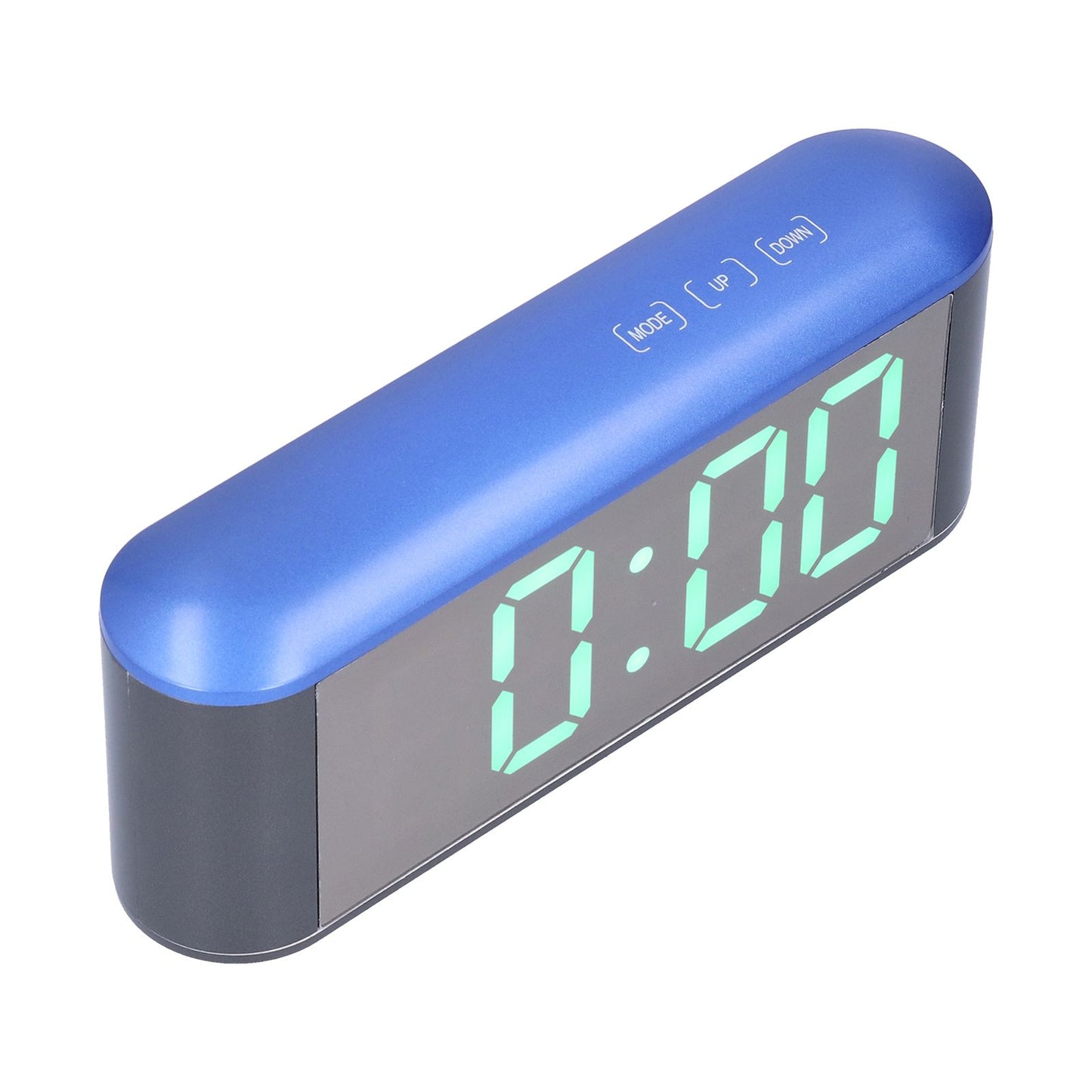 Digital Alarm Clock Stylish Exquisite LED Large Display Electronic Household Desktop ClockGreen
