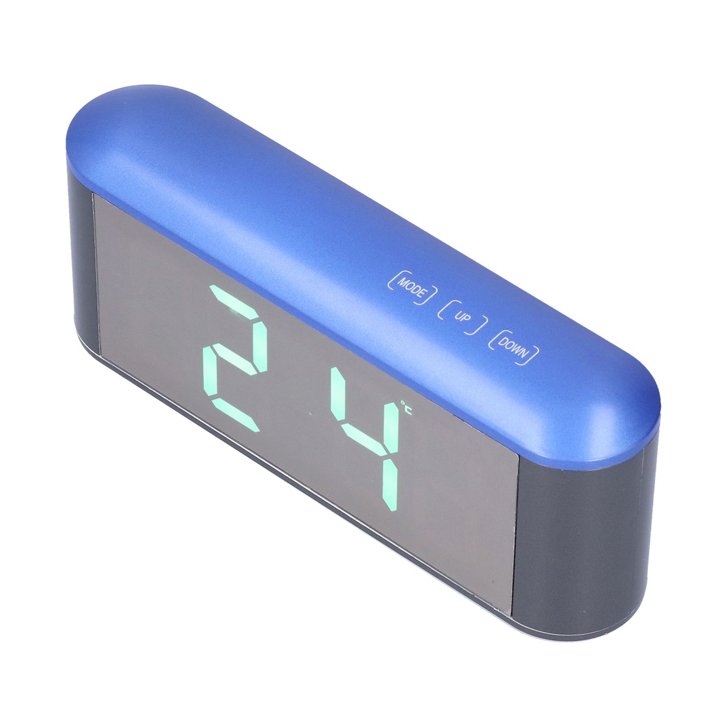 Digital Alarm Clock Stylish Exquisite LED Large Display Electronic Household Desktop ClockGreen