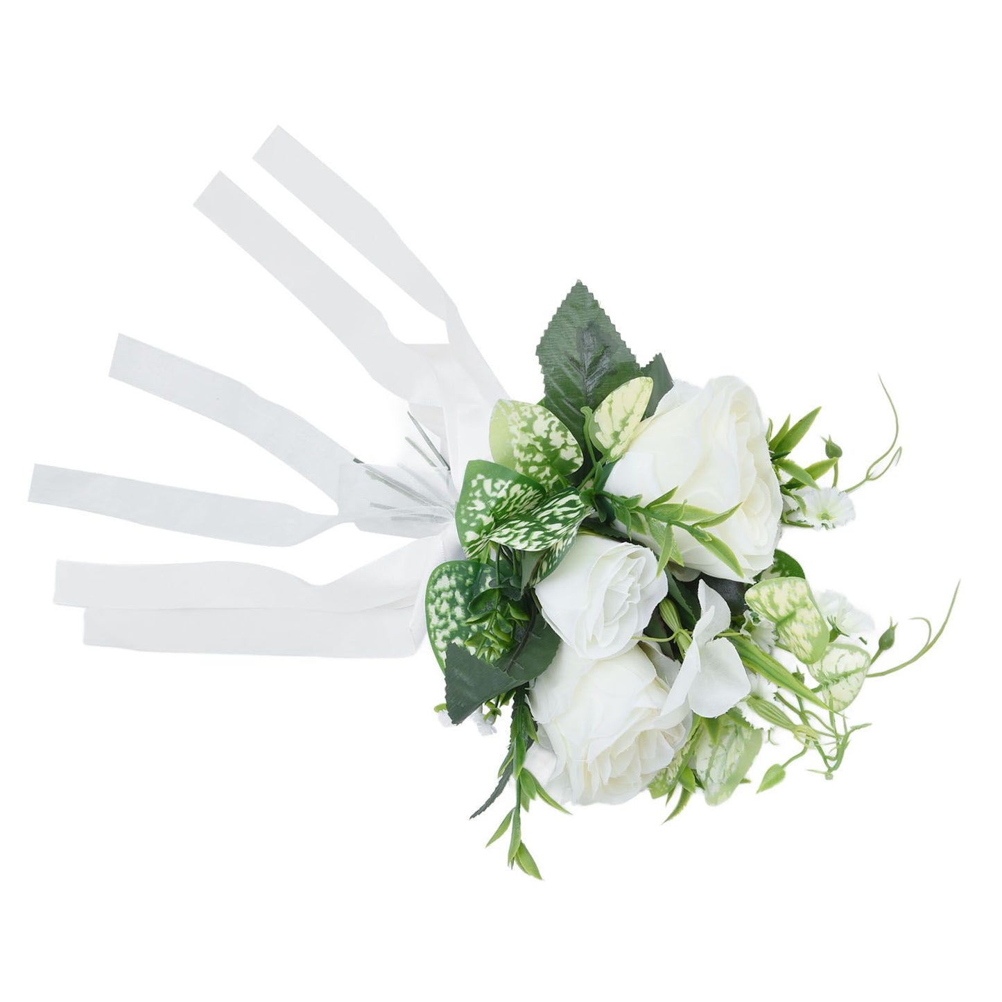 Wedding Aisle Chair Decorations Artificial Chair Flowers with Drapery for Party Photography Wedding