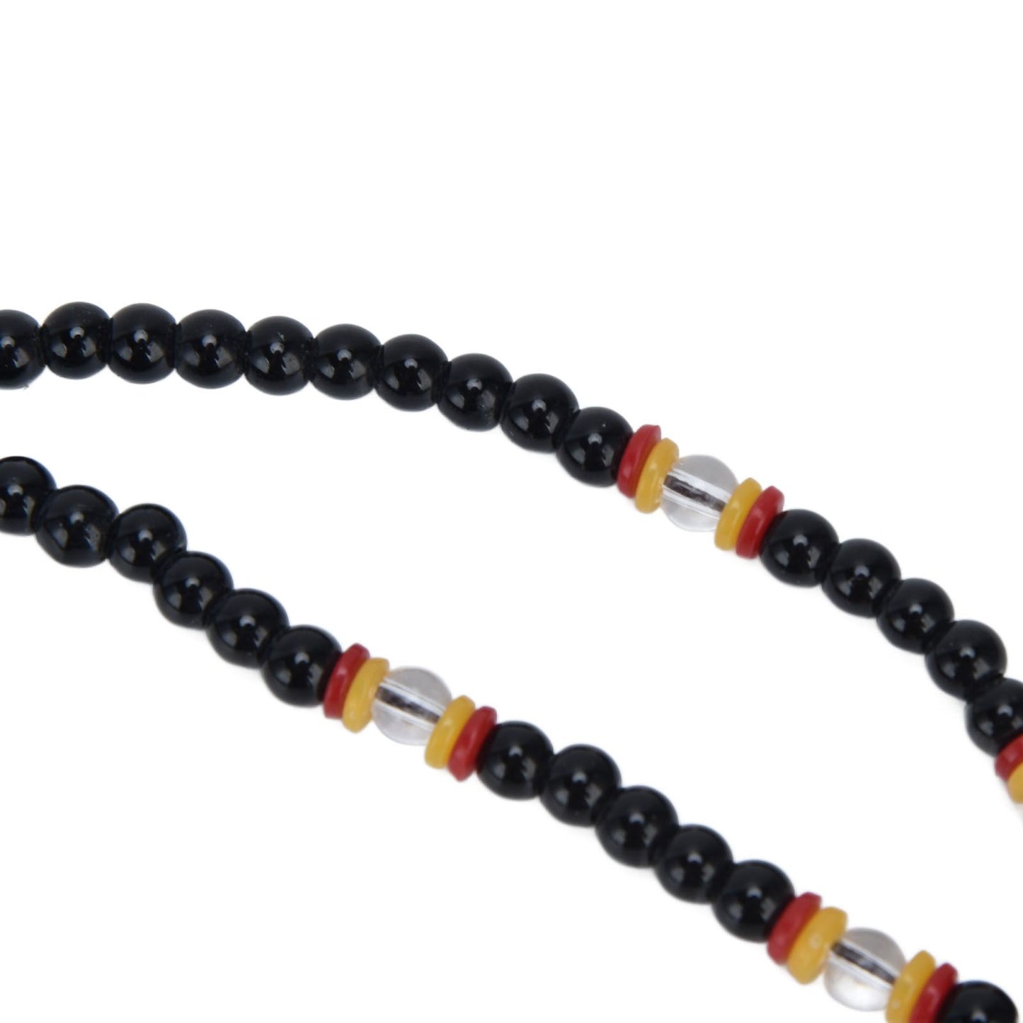 5Pcs Amulet Pendant Multi Purpose Exquisite Workmanship Simple Stylish Appearance Safe Healthy Car Pendant for DecorBlack Beads Red Yellow Transparent Beads