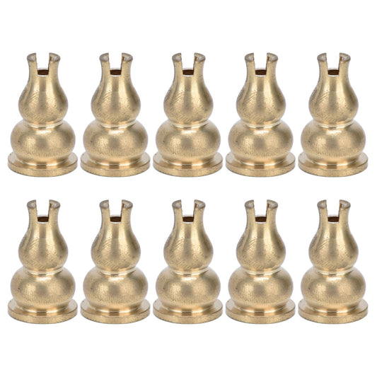 10pcs Incense Burner Gourd Shaped Brass Incense Holder for Home Office Teahouse Living Room Yoga