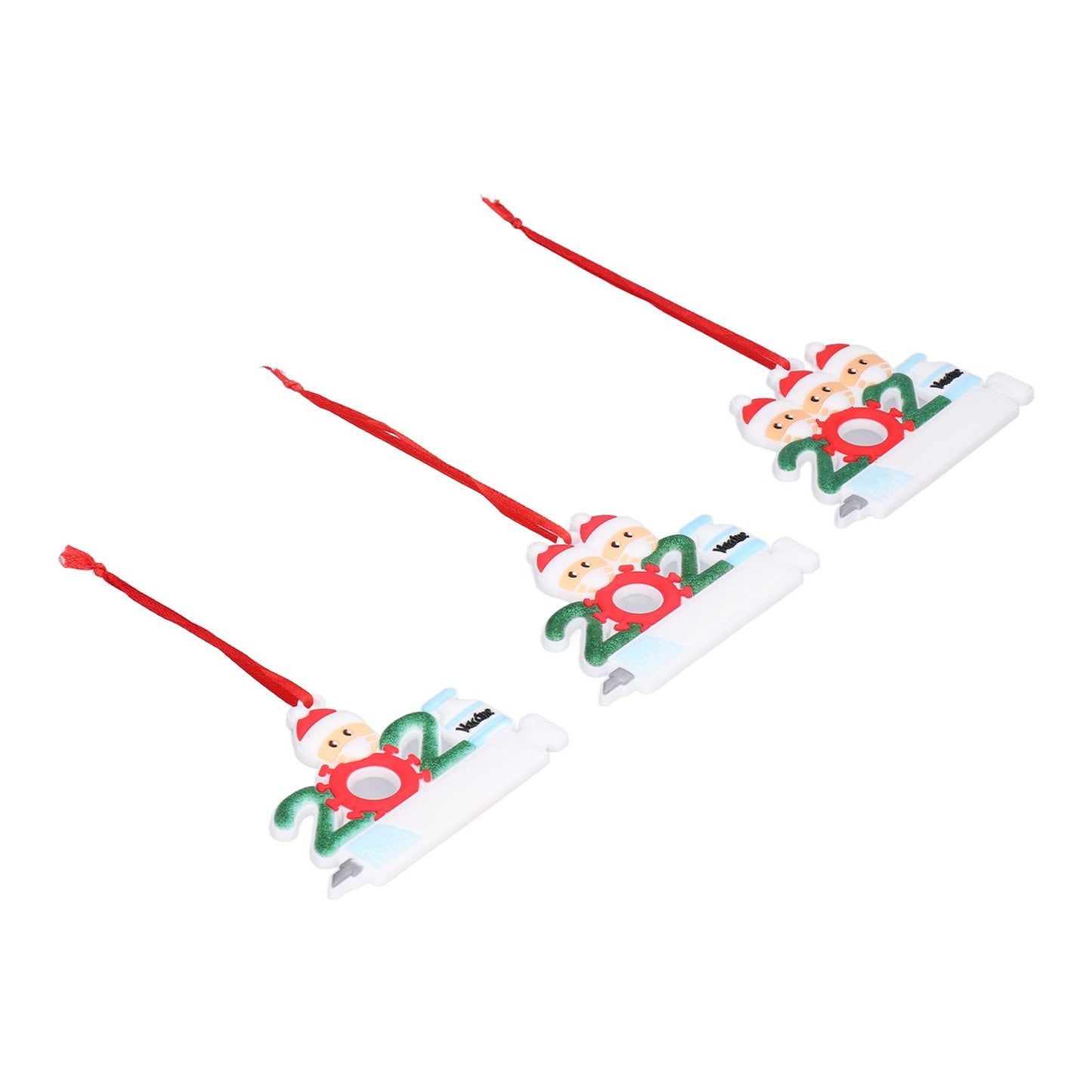 3PCS Personalized Christmas Ornament 2021 Snowman Series Family Members Name Christmas Tree Decorating
