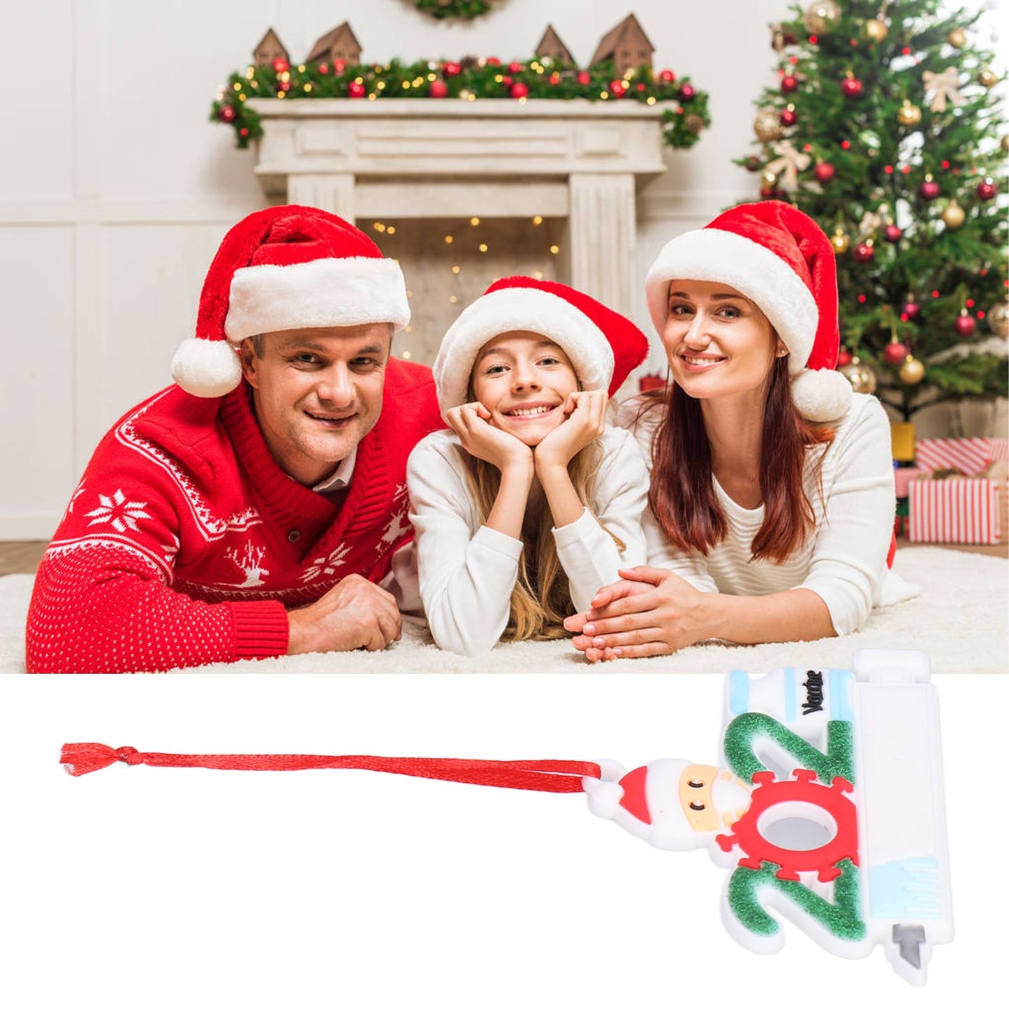 3PCS Personalized Christmas Ornament 2021 Snowman Series Family Members Name Christmas Tree Decorating