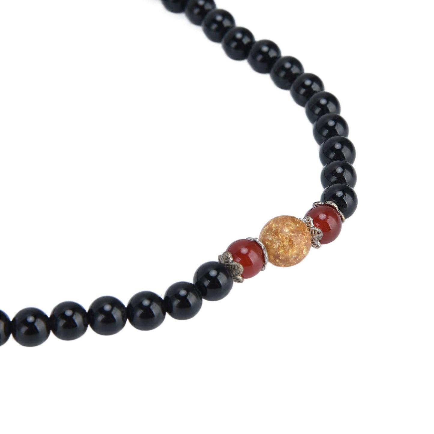 Beaded Bracelets Good Luck Natural Obsidian Bracelets for Women Men Health Wealth Money Feng Shui Jewelry