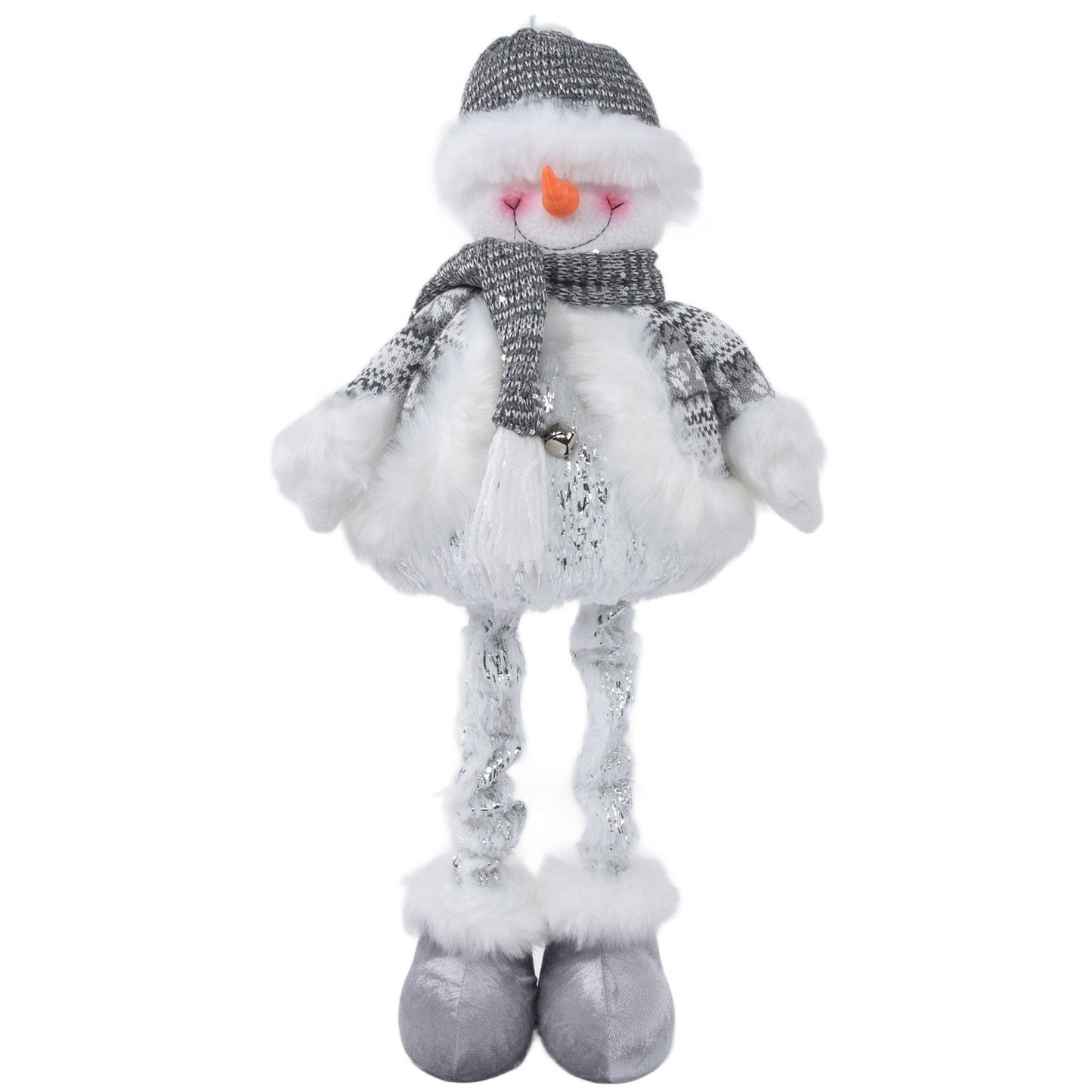 Retractable Snowman Dolls Christmas Ornaments Christmas Snowman Toy for Gifts Decoration