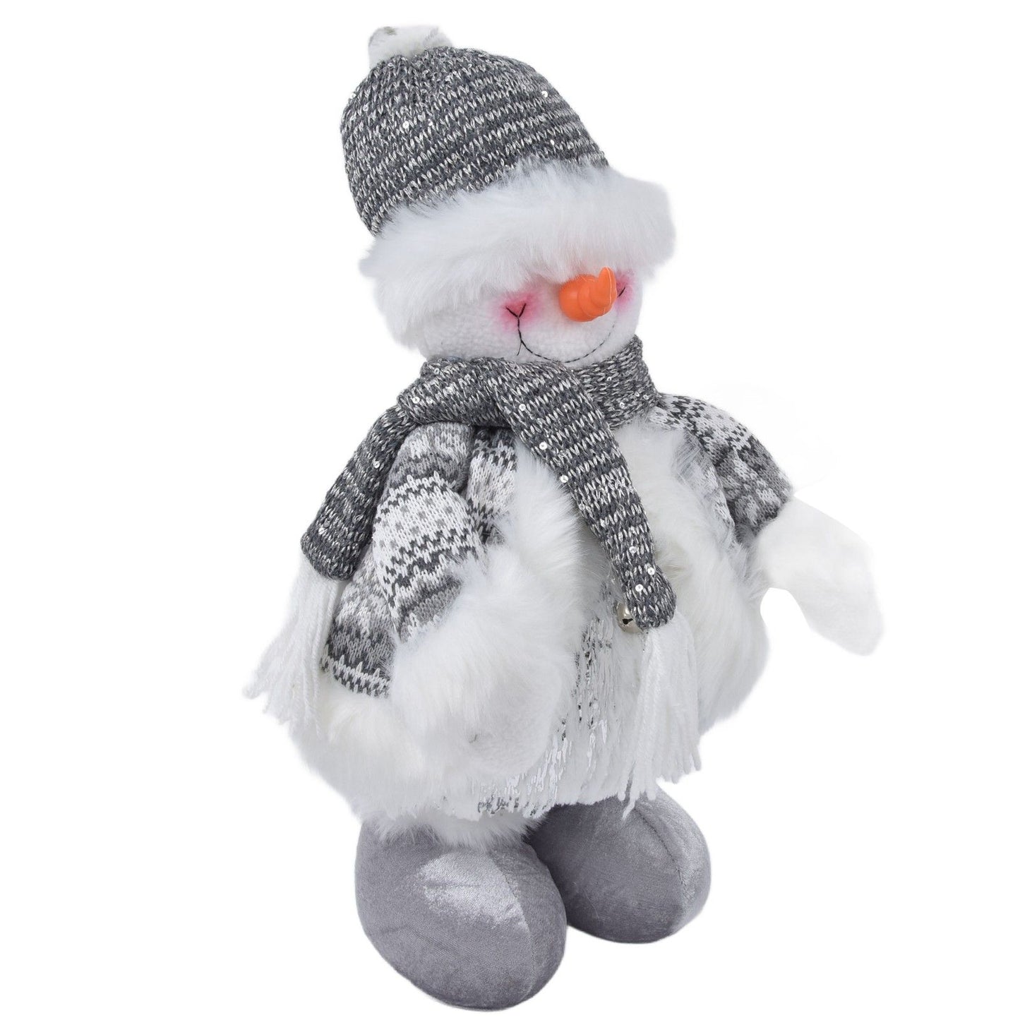Retractable Snowman Dolls Christmas Ornaments Christmas Snowman Toy for Gifts Decoration