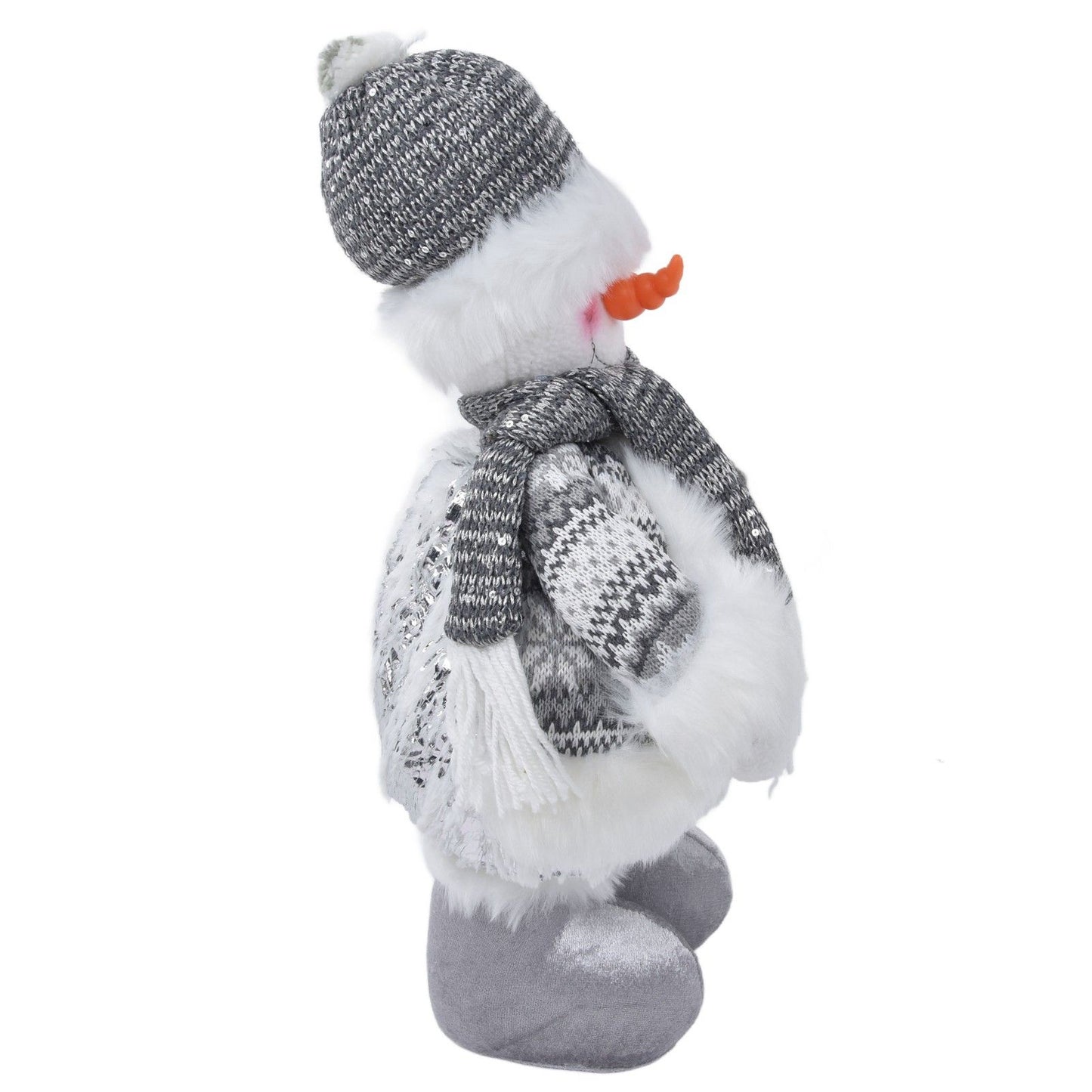 Retractable Snowman Dolls Christmas Ornaments Christmas Snowman Toy for Gifts Decoration