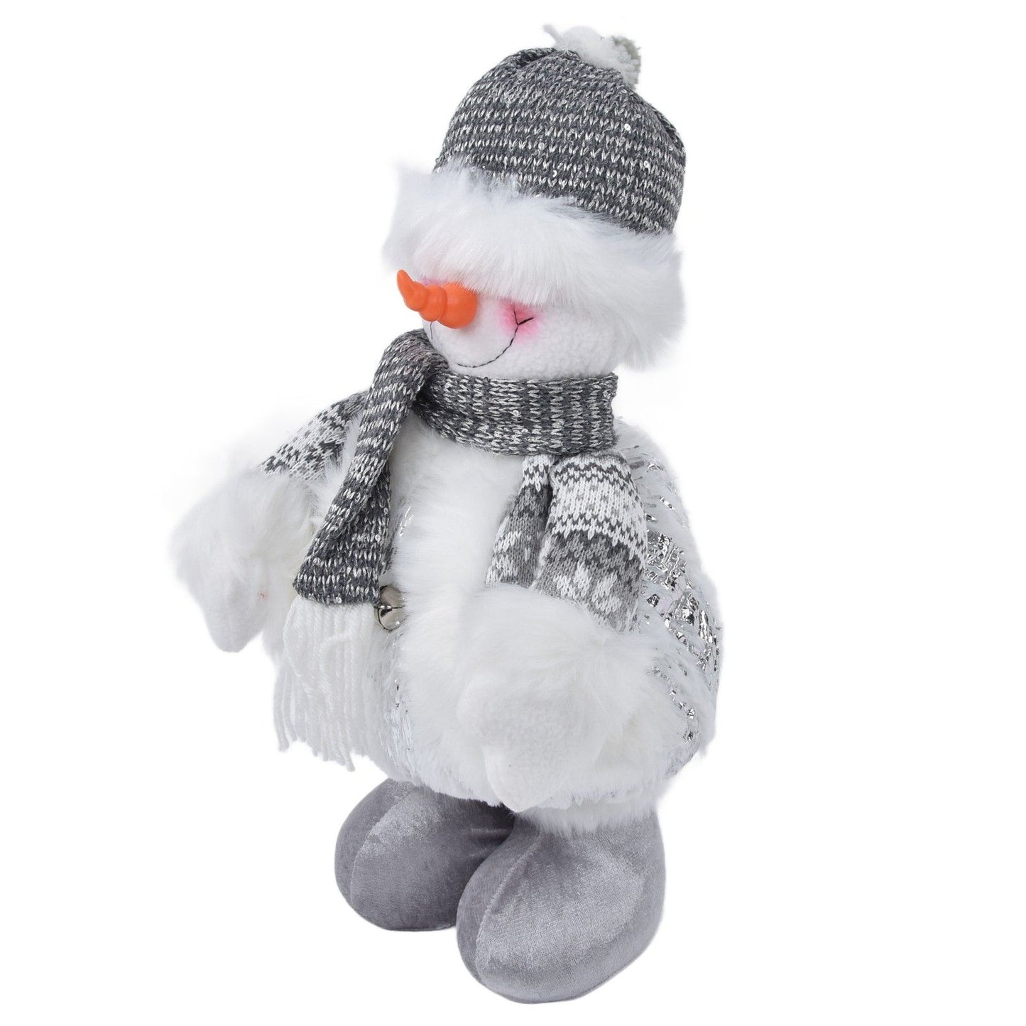 Retractable Snowman Dolls Christmas Ornaments Christmas Snowman Toy for Gifts Decoration