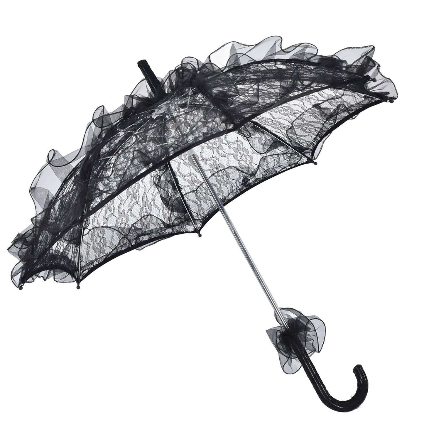 Elegant Lace Bride Umbrella Wedding Party Photography Decor Prop Lace Parasol Decoration