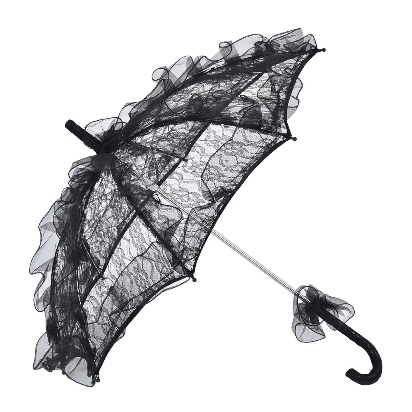 Elegant Lace Bride Umbrella Wedding Party Photography Decor Prop Lace Parasol Decoration