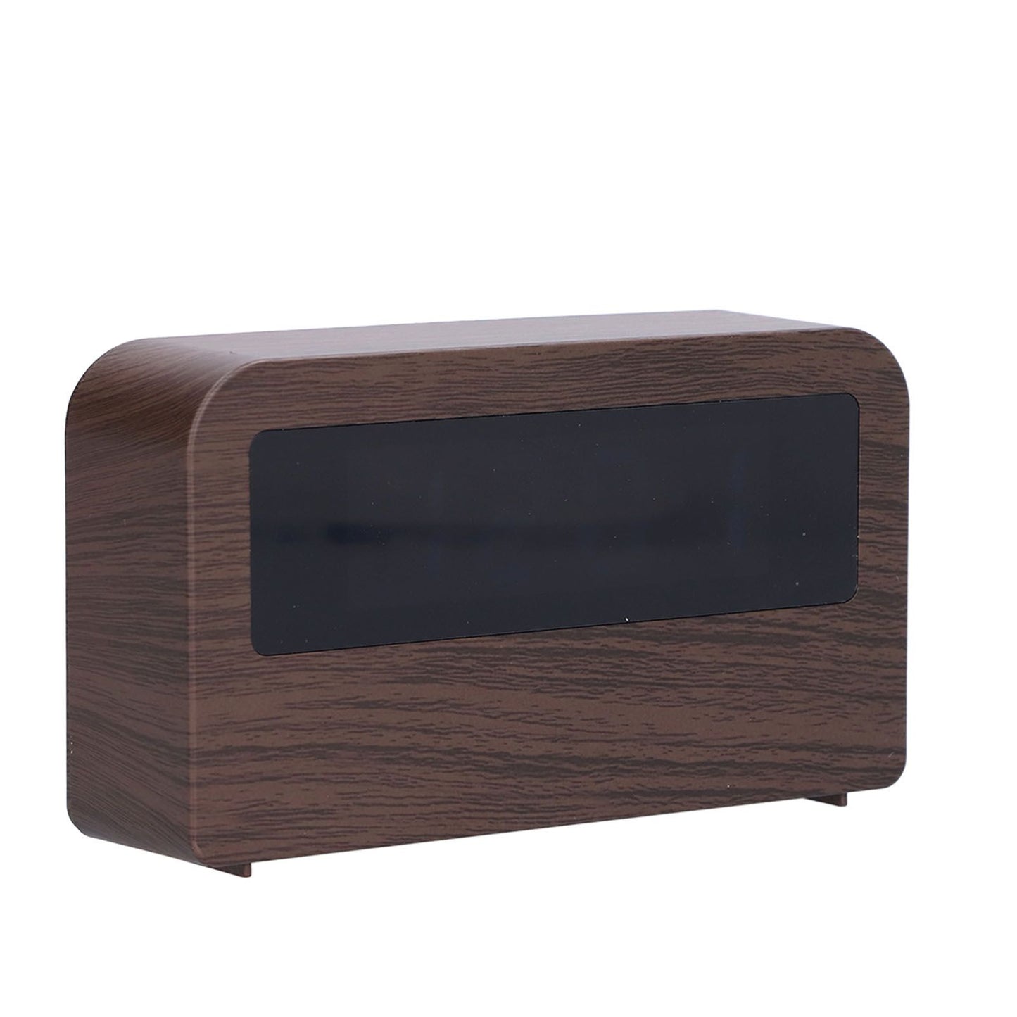 Wooden Clock Multifunctional Digital Backlight Environmental Friendly Compact Design Night LightWood Grain