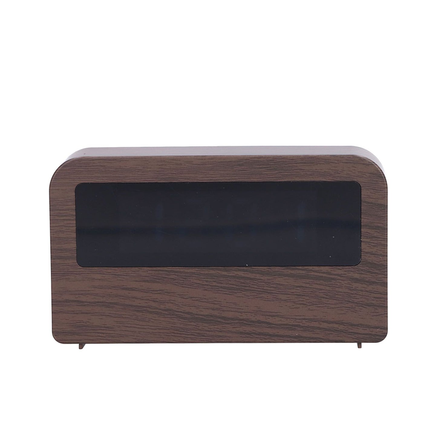 Wooden Clock Multifunctional Digital Backlight Environmental Friendly Compact Design Night LightWood Grain